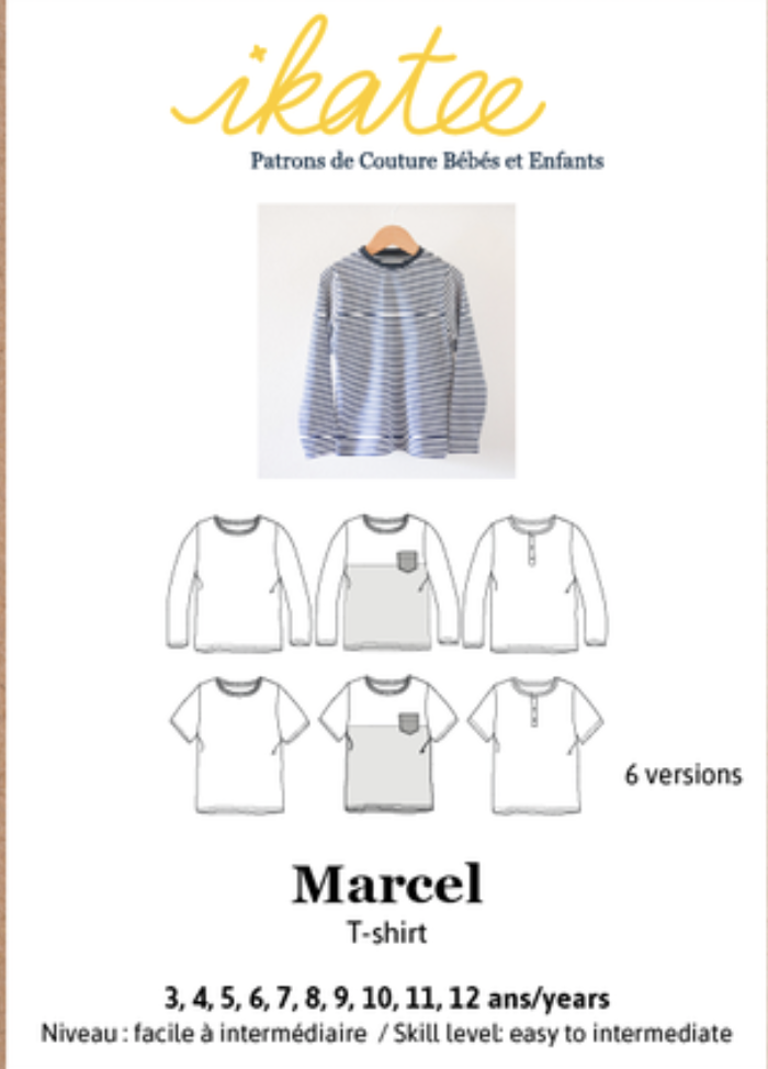 MARCEL BOYS PATTERN 3-12 YRS