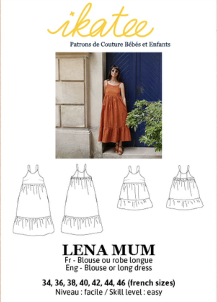 LENA MUM PATTERN SIZES 34-46 FRENCH SIZE