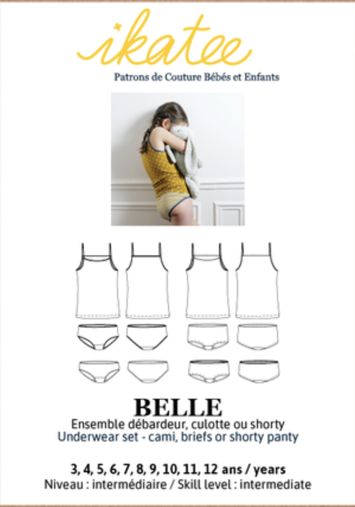 BELLE GIRLS PATTERN 3-12 YRS