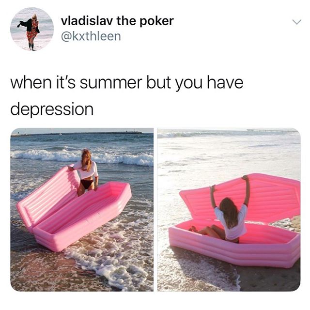 The perfect summer antidepressant is now available at our website - 20% OFF UNTIL MAY 24 with code SUNSCREENWILLGETYOULAID - link in bio.
.
.
.

#pompomfloats #summer #depression #antidepressants