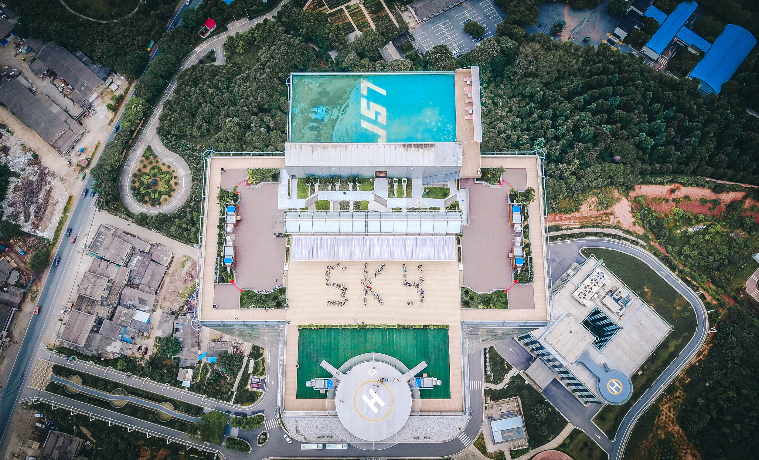 J57小天城 鸟瞰图