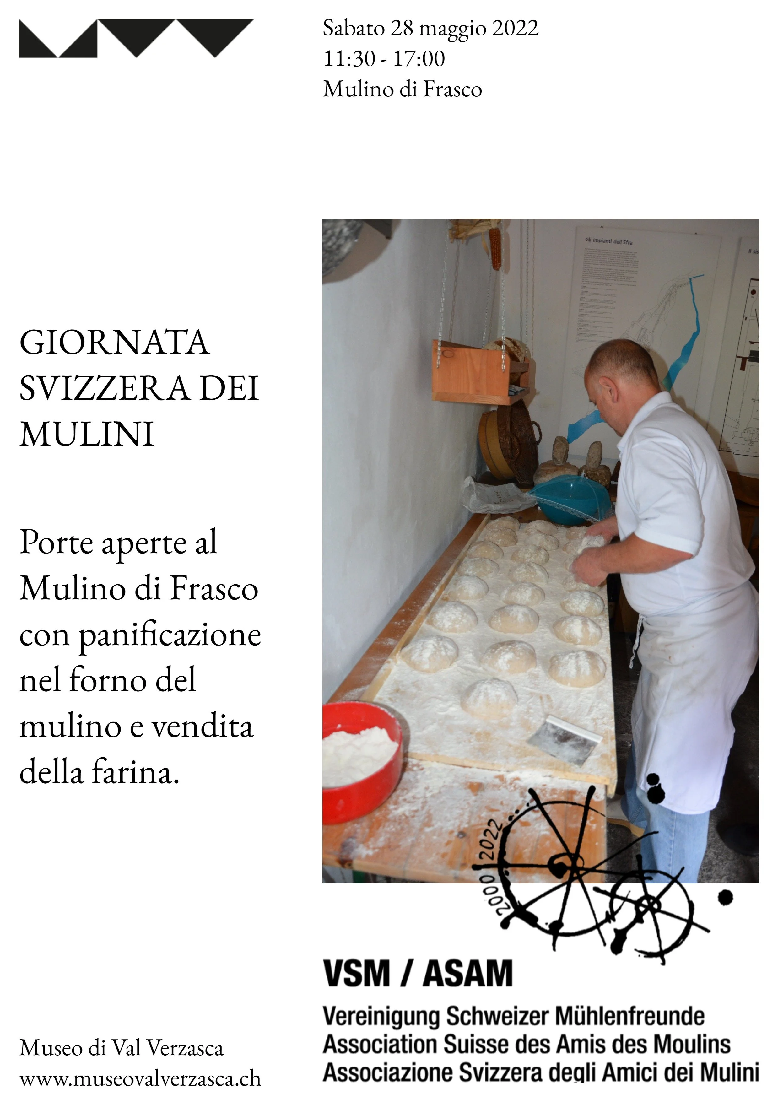 28.5.2022 - GIORNATA SVIZZERA DEI MULINI