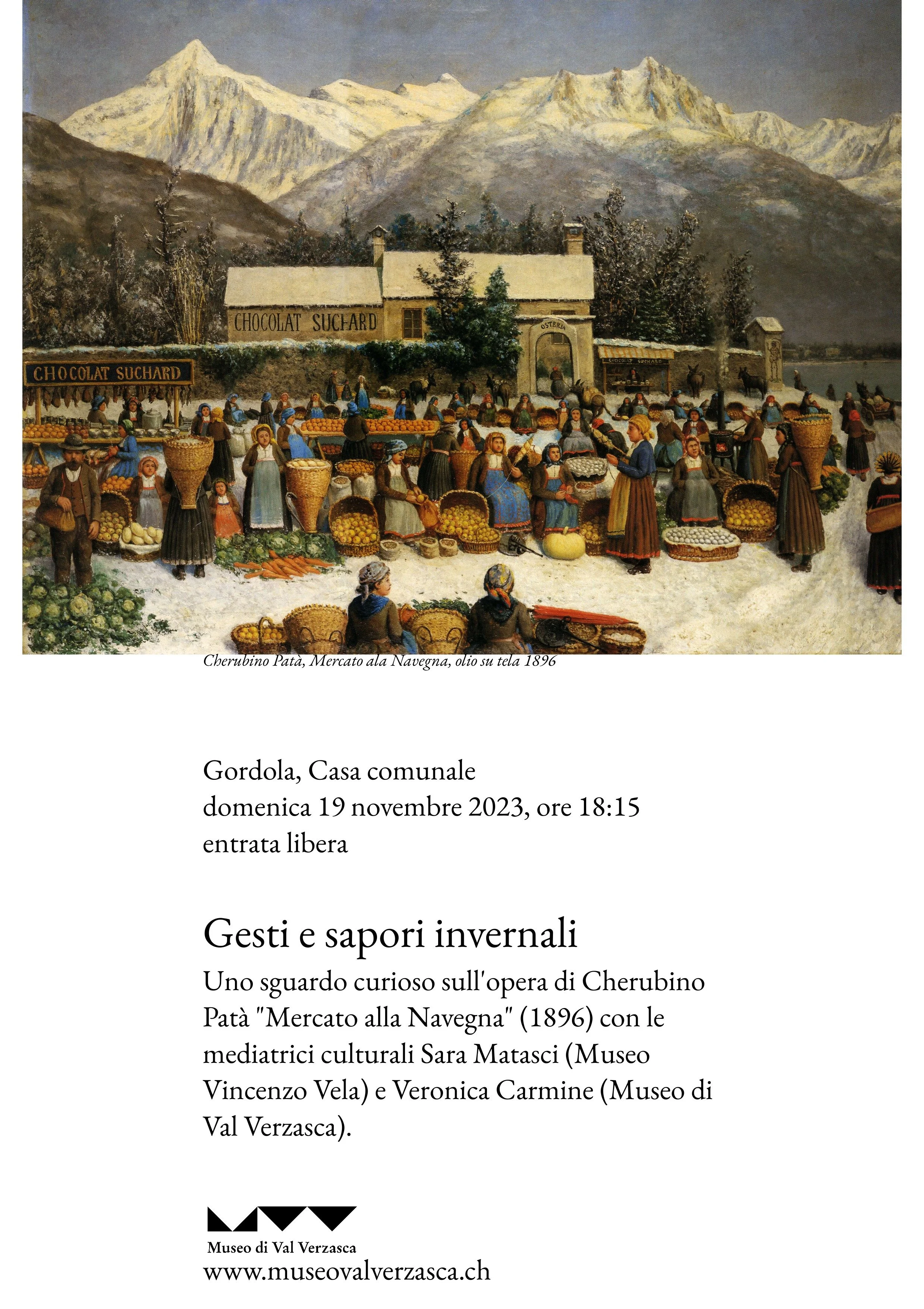 19.11.23 - Gesti e sapori invernali. La vita attorno al mercato