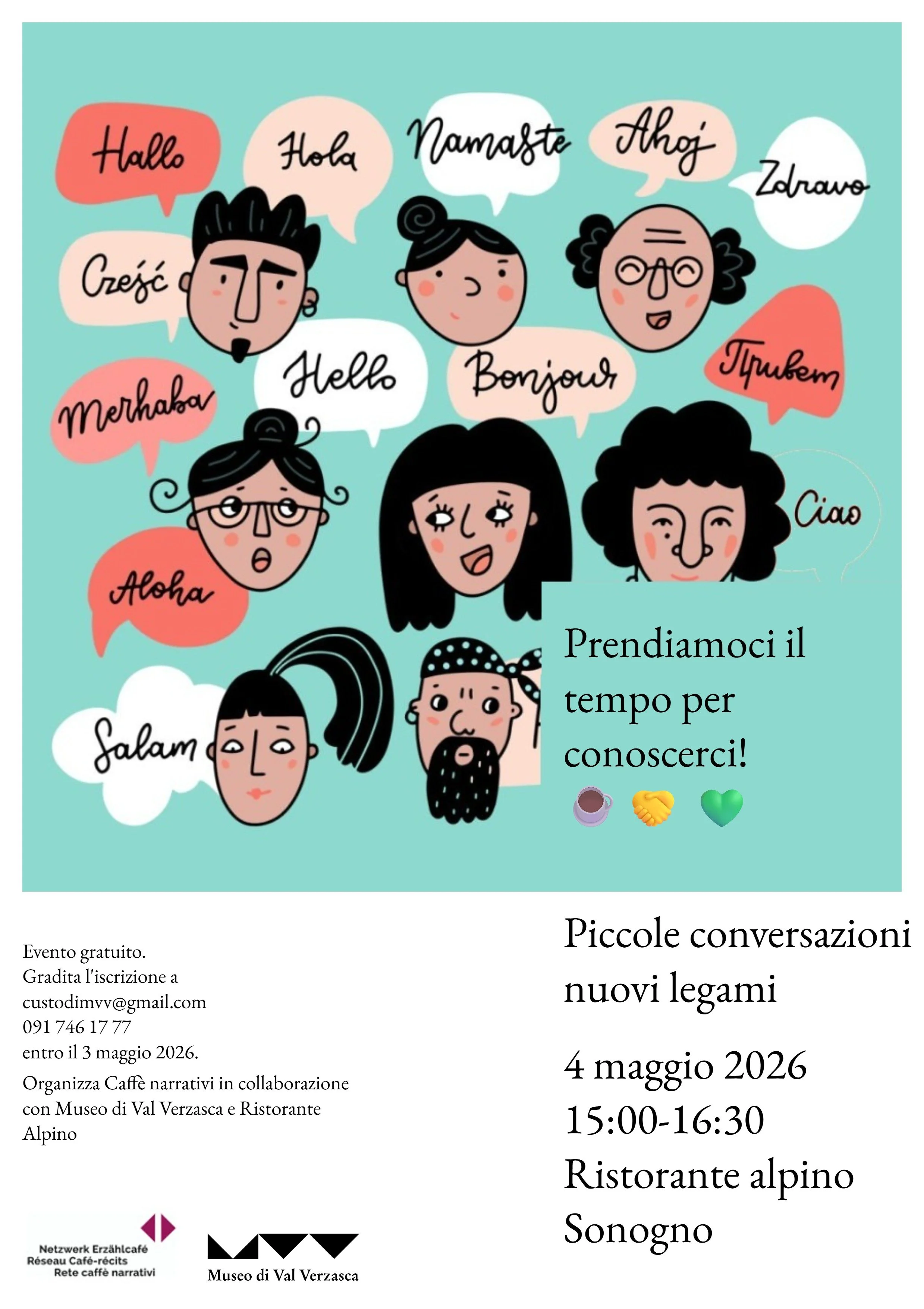 4.5.2026 - Piccole conversazioni, nuovi legami