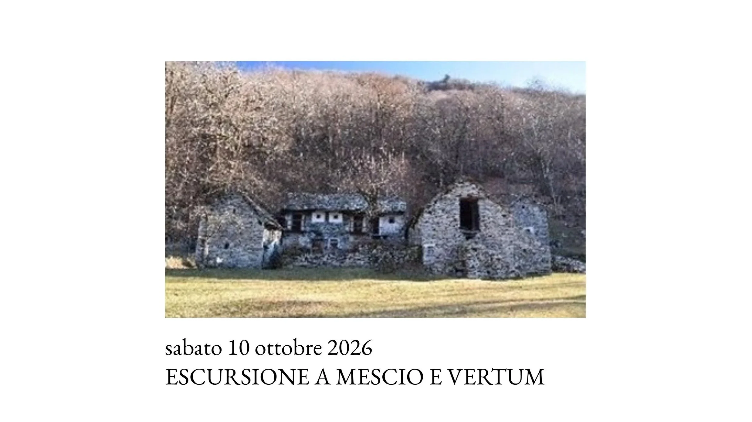 10.10.26 - ESCURSIONE - MIESCIO E VERTUM