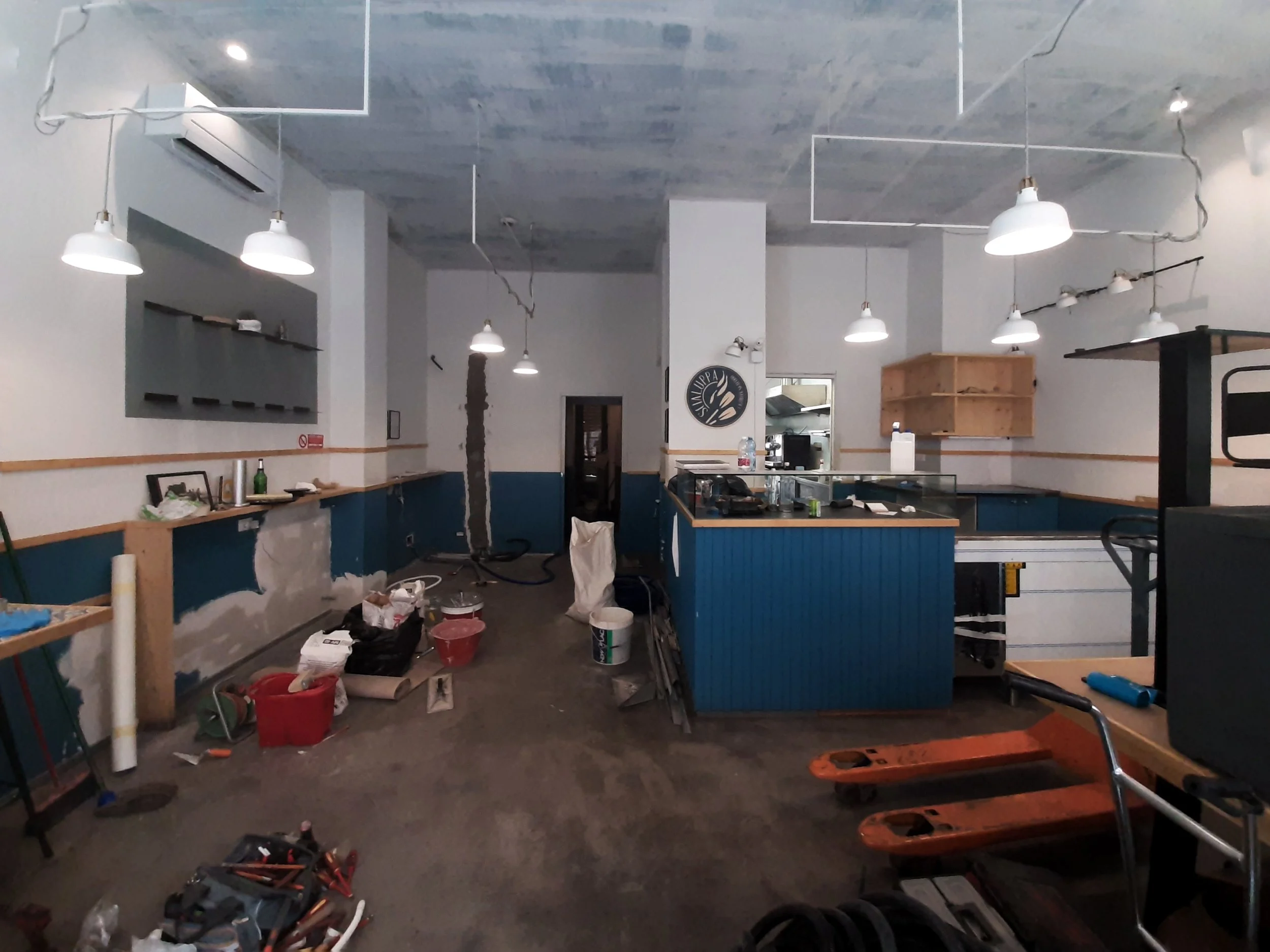 La Scialuppa - lavori per modifica licenza.