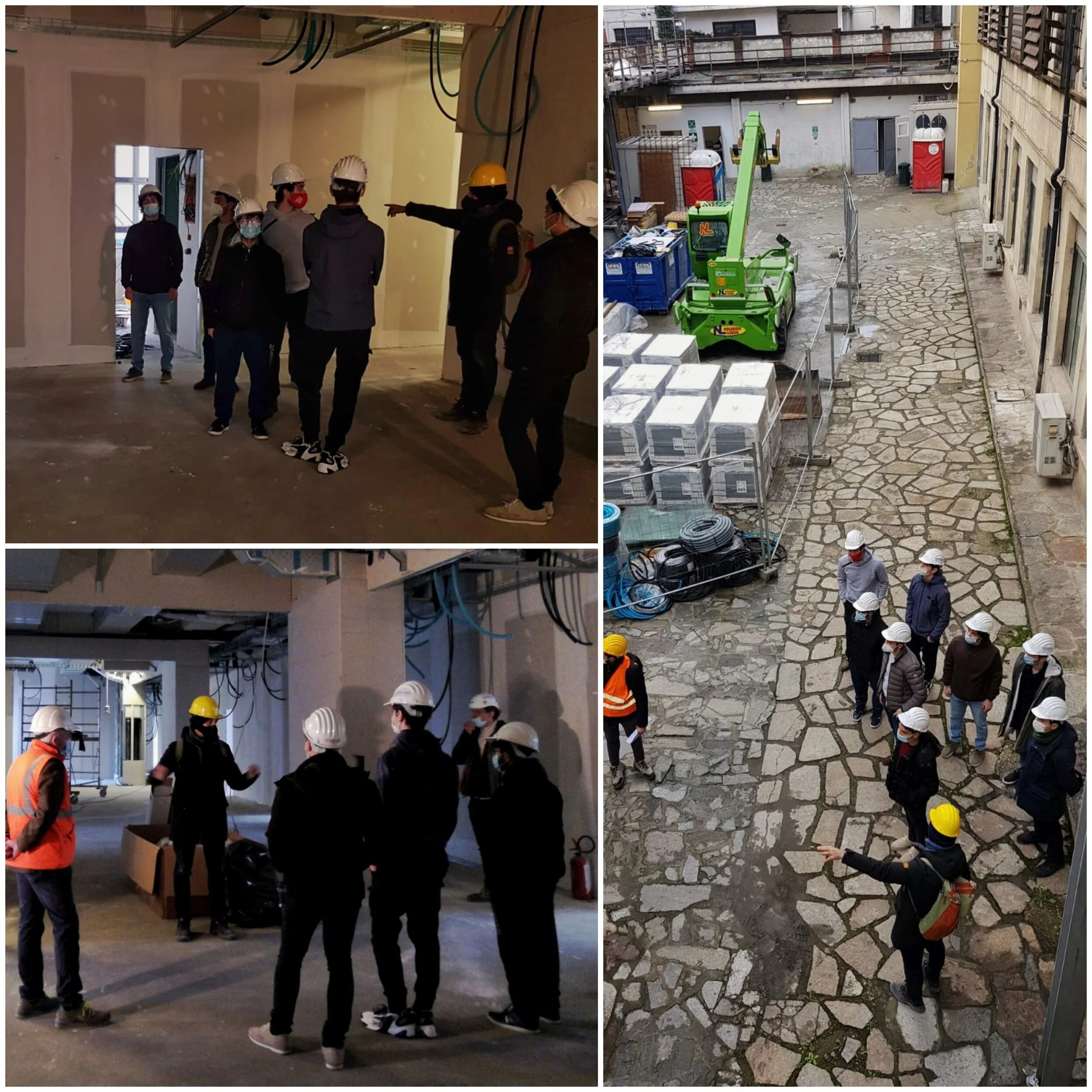 Collegio Einaudi - Oggi ci hanno fatto visita gli studenti del Politecnico residenti nel collegio , l'architetto è quello che gesticola.