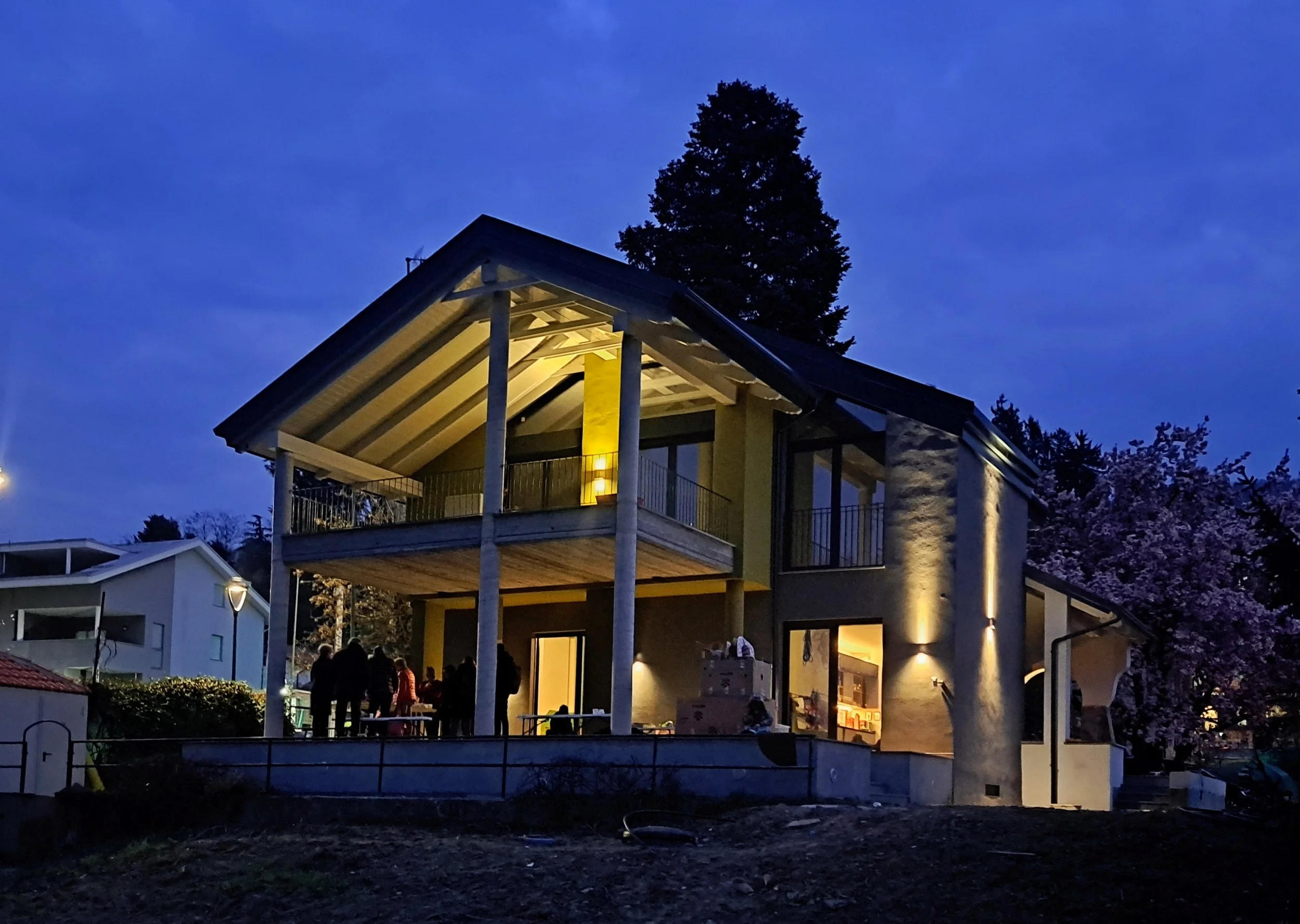 Villa a San Mauro Torinese - Luci esterne