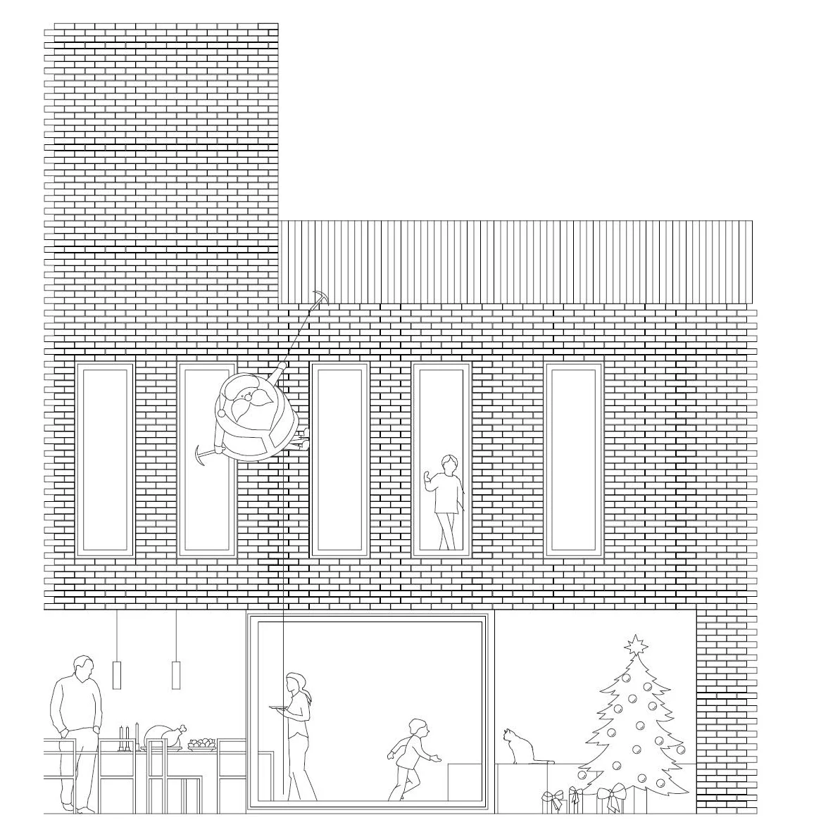 DOUBLE BRICK HOUSE, Ljubljana (SI), Under construction, 2019