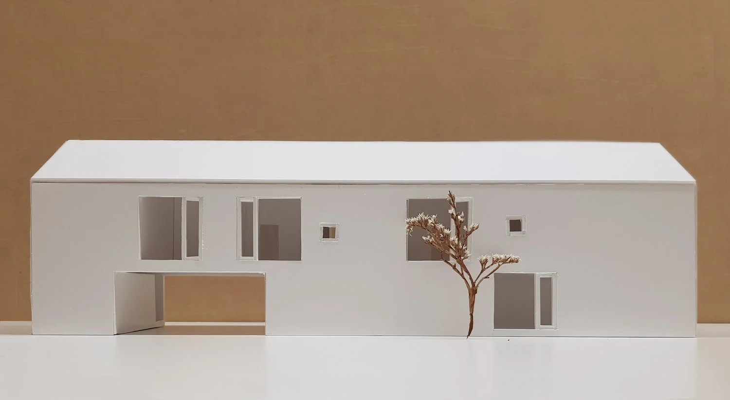 THE STRECHED HOUSE, Log (SI), In progress, 2019