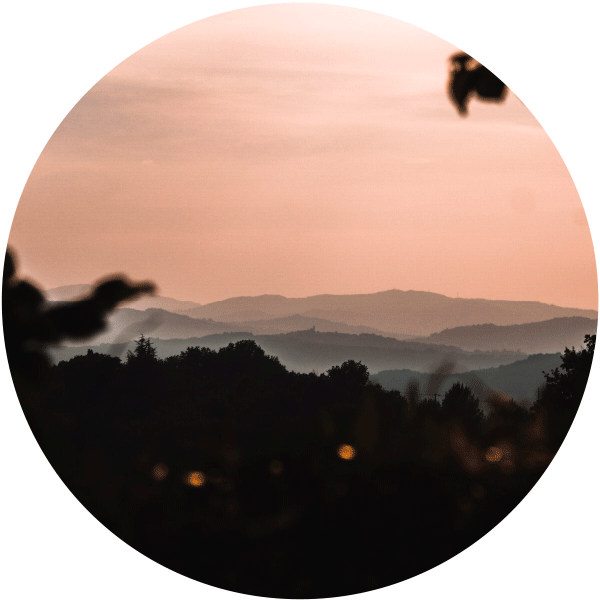 Panorama e tramonto marchigiano
