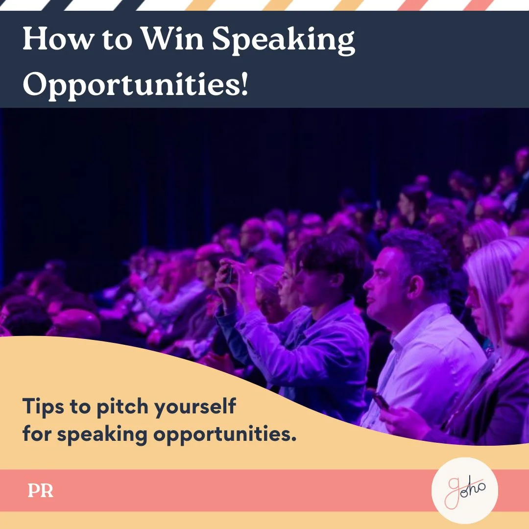 How To Win Speaking Opportunities!
