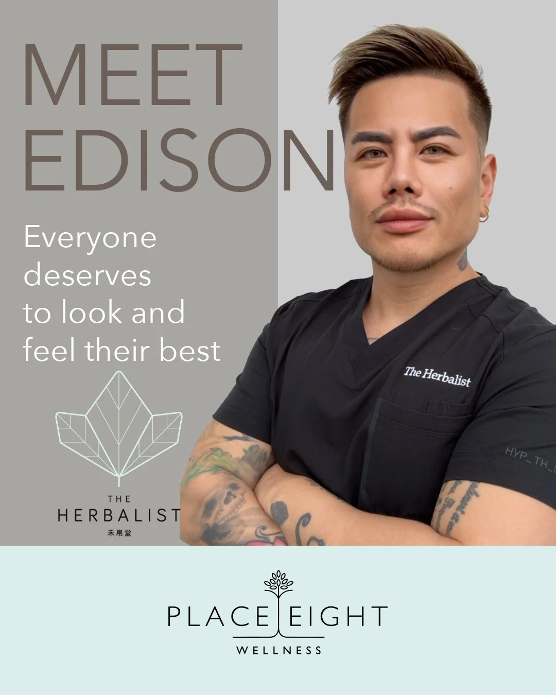 Meet Edison Levine MSc, BSc &mdash; Founder of The Herbalist Health working at Place Eight Wellness 🌿✨

An acupuncturist and Traditional Chinese Medicine practitioner with a Master&rsquo;s in Nursing, Edison&rsquo;s mission is to bring together Natu