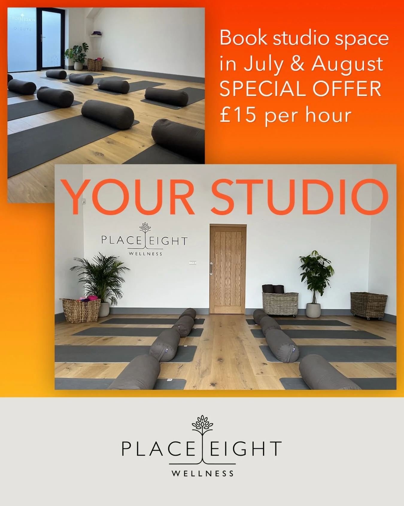 ✨ Fancy trying out a new space?

 Perfect studio for yoga, Pilates, breath work and many other practices at a fabulous rate!

🧘&zwj;♀️ Thinking of relocating, expanding your class or combining a range of wellbeing practices to host a retreat. 

This