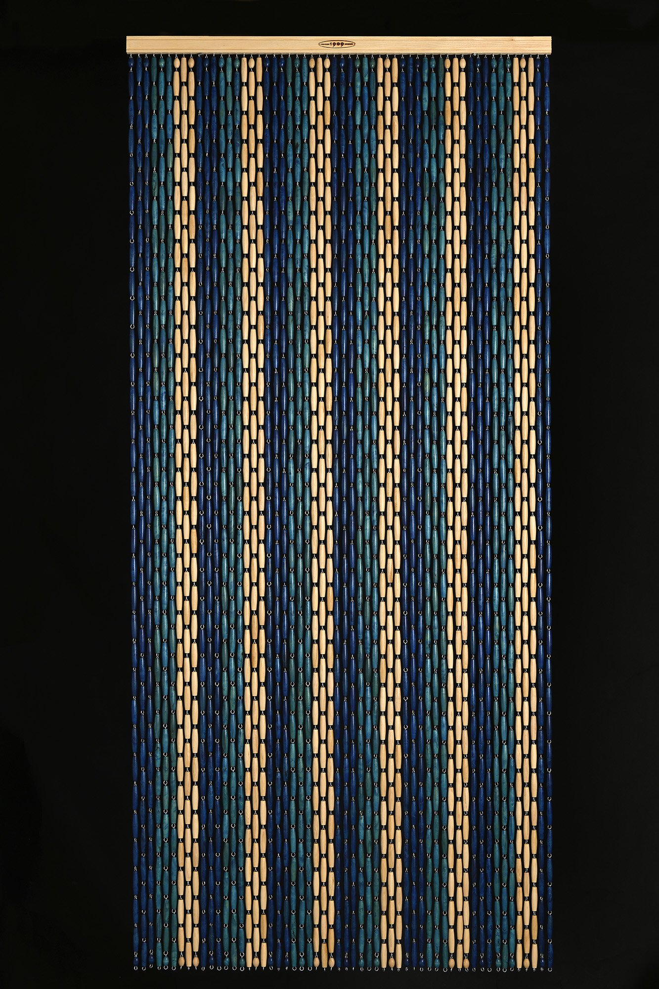 " Nuances " en Buis Bleu Pacifique et Bleu Azur - fond en Charme Naturel