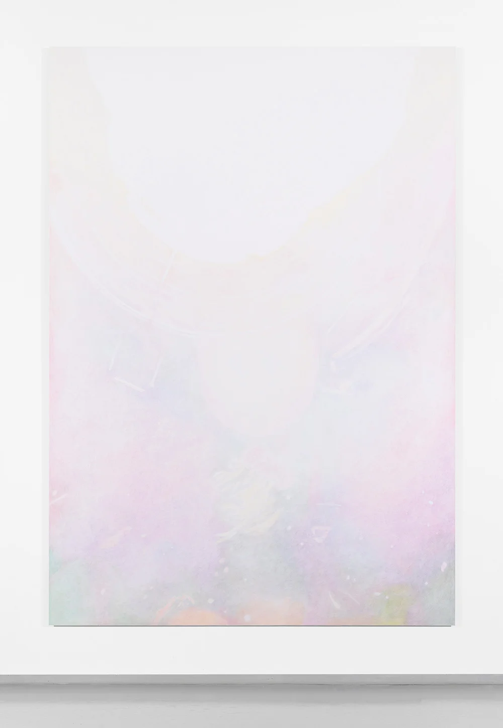 Source Four #1, 2019. Fargeblyant på papir montert på aluminium, 200 cm x 140 cm //Source Four #1, 2019. Coloured pencil on paper mounted on aluminium, 200 cm x 140 cm.
