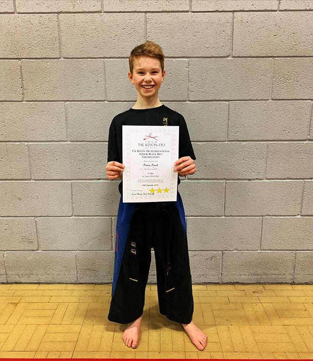 Frankie French is now a 3rd Star ⭐️⭐️⭐️ well done to a top student #TAGB #Star #P4TKD