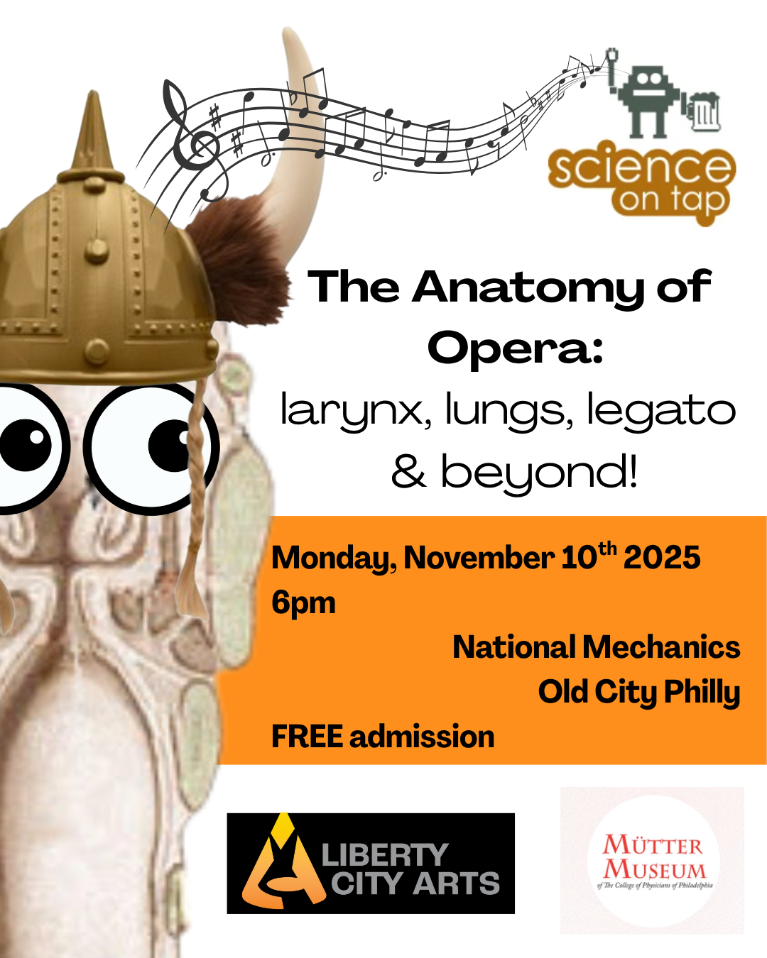 Liberty City Arts Presents The Anatomy of Opera: Larynx, Lungs, Legato & Beyond!