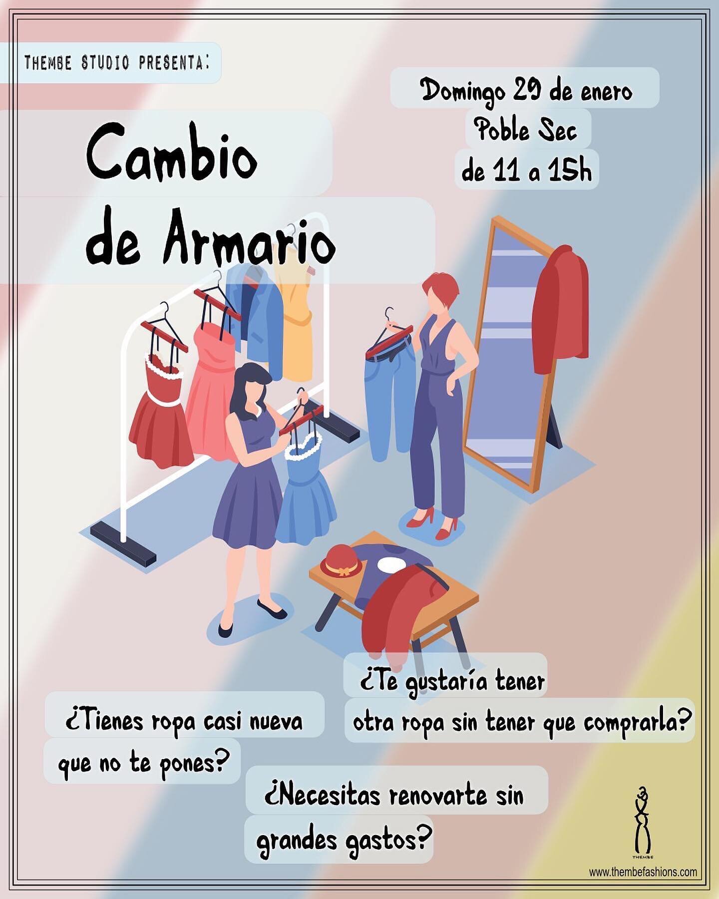 &iexcl;Cambio de armario de invierno! Efectivamente, aqu&iacute; estamos de nuevo. Vamos, coge esa gran bolsa de ropa que tienes en un rinc&oacute;n y con la que no sabes que hacer y ven a Thembe Studio. &iexcl;Cambia esa ropa que ya no te pones por 