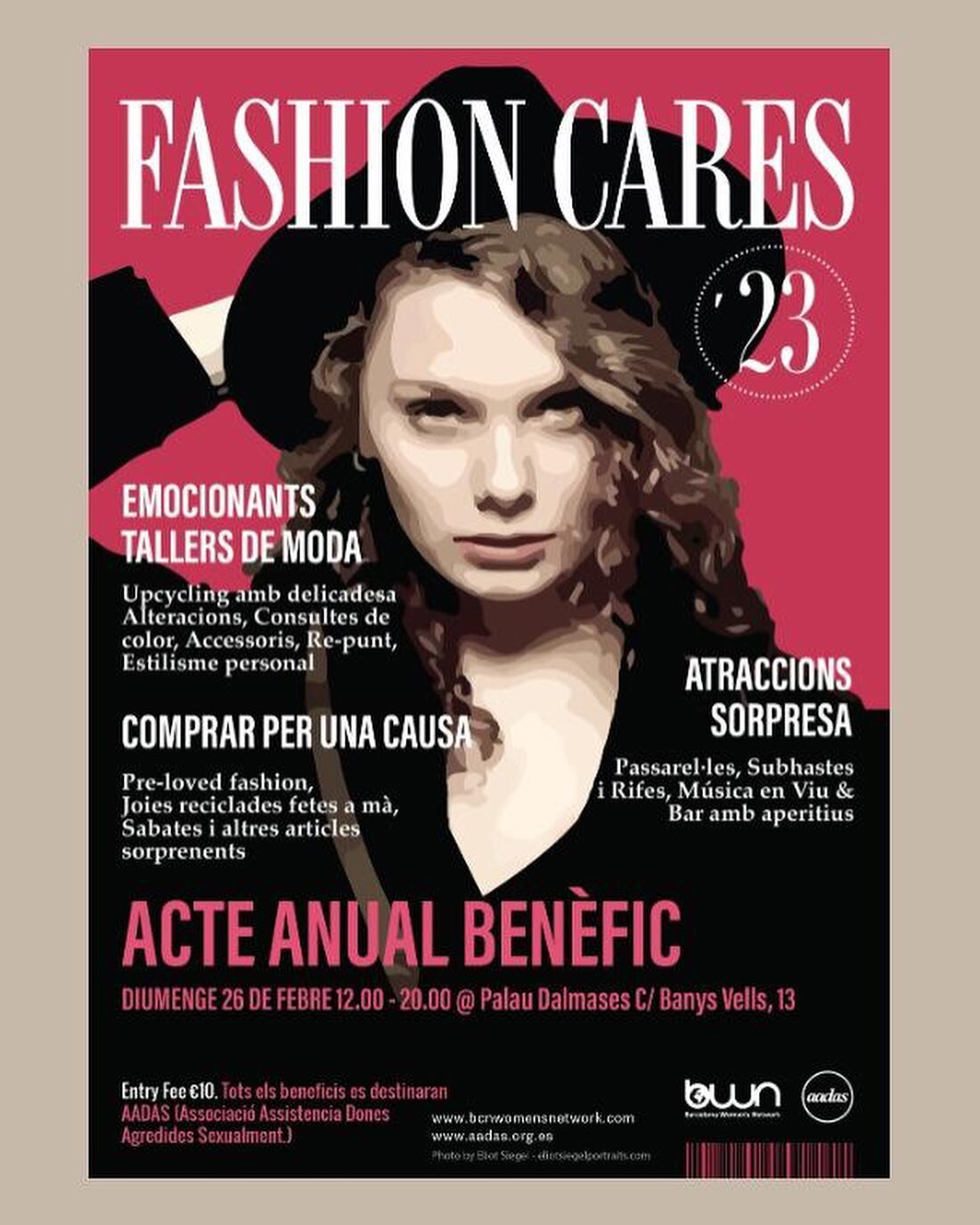 ✨Hey guys, I will be doing a talk here about styling your pre-loved items. Come check out this Charity event! ✨ Fashion Cares &lsquo;23
is a huge sustainable fashion event to raise money for AADAS&hellip; a charity in BCN that supports female victims
