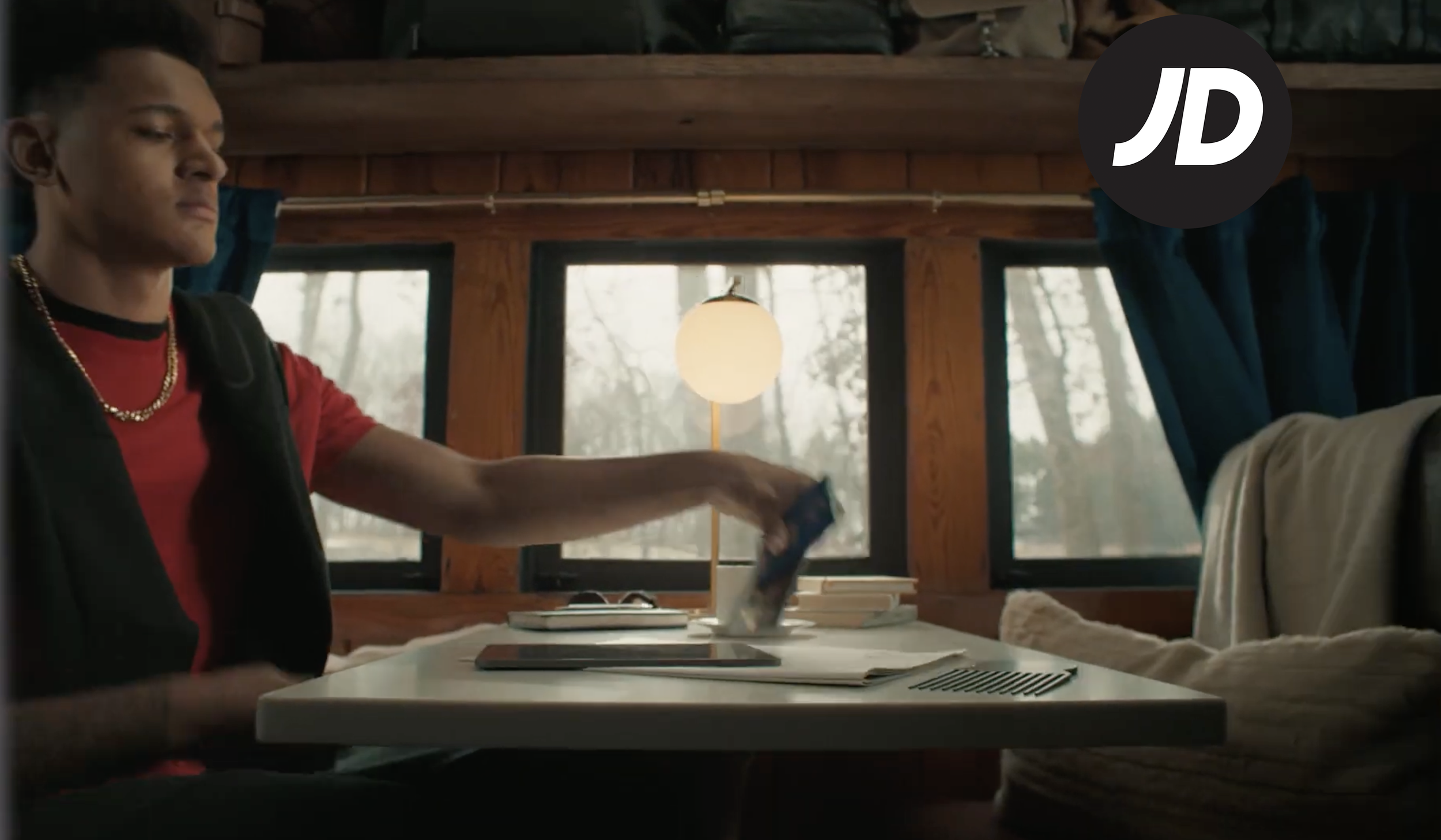 Production Design for JD Sports by Raleigh NC Production Designer and Art Director Ashley Hutchinson, Art Department Ashley, Train Car, Full Service Art Department Film Crew in North Carolina and Charlotte, advertising