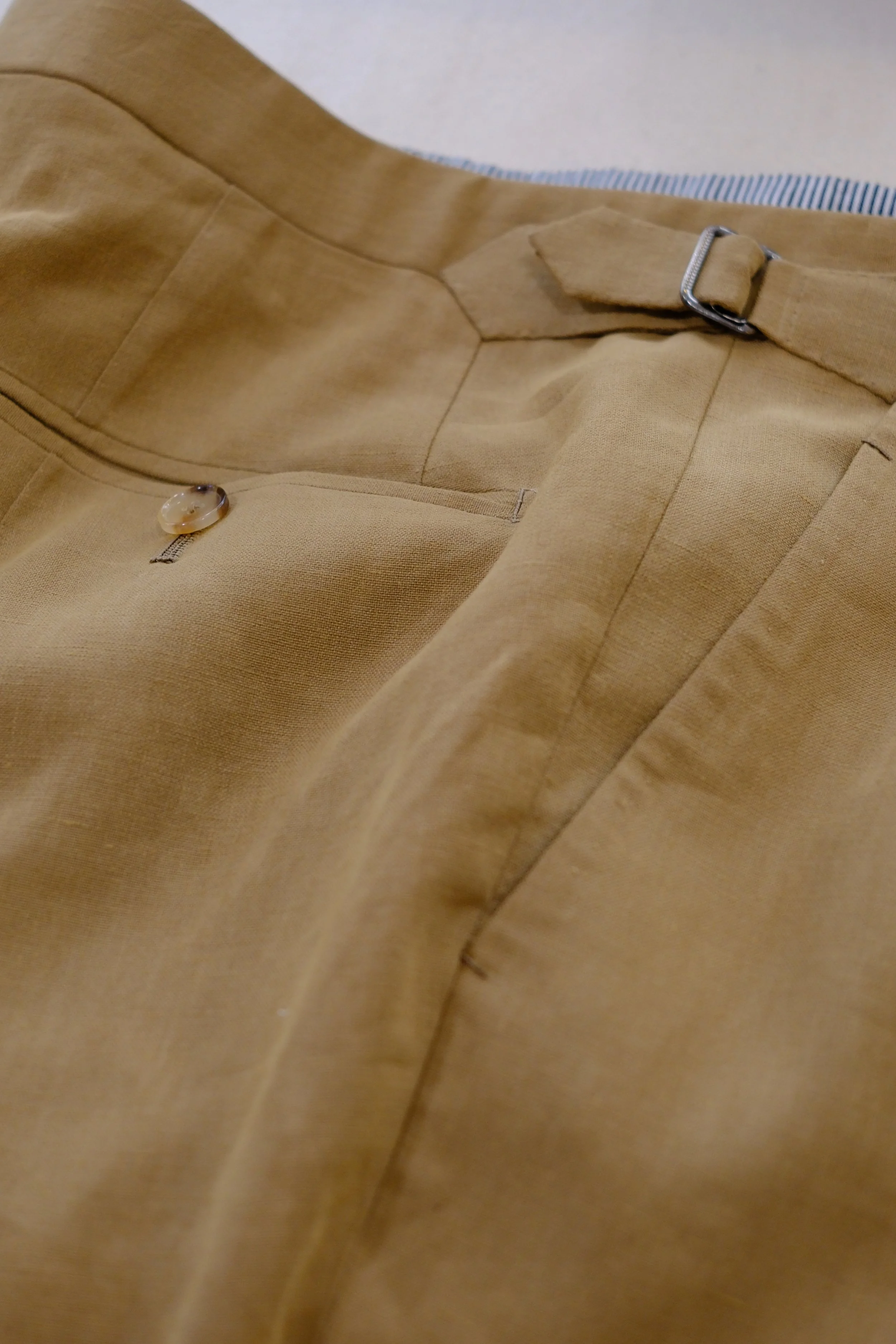 Solbiati Art Du Lin Suit Trousers Pockets