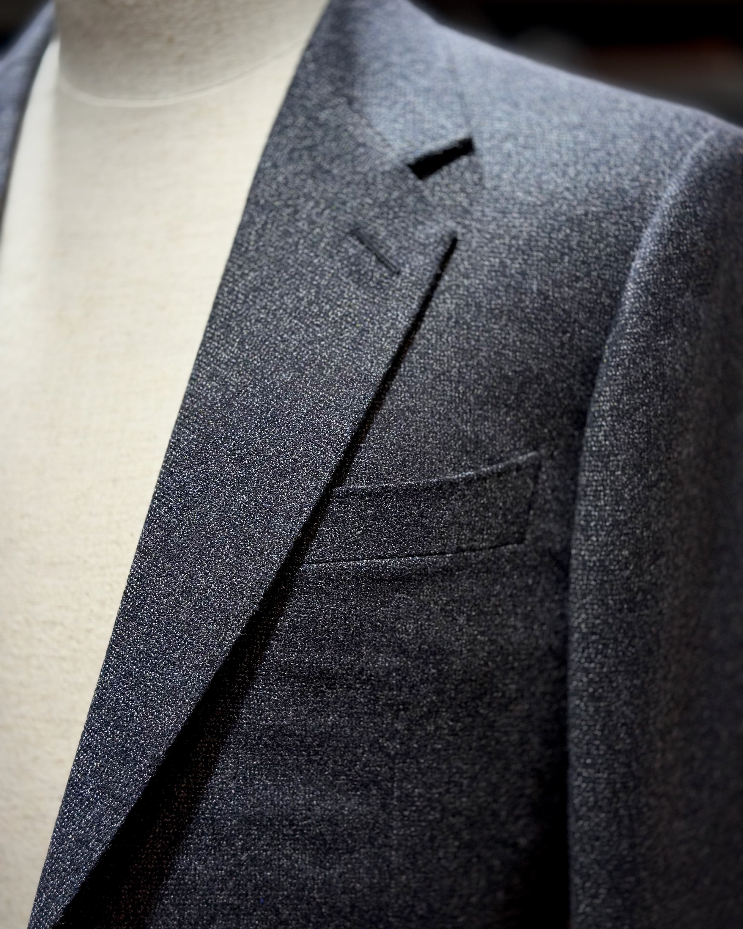 Charcoal and Purple Sheen Jacket