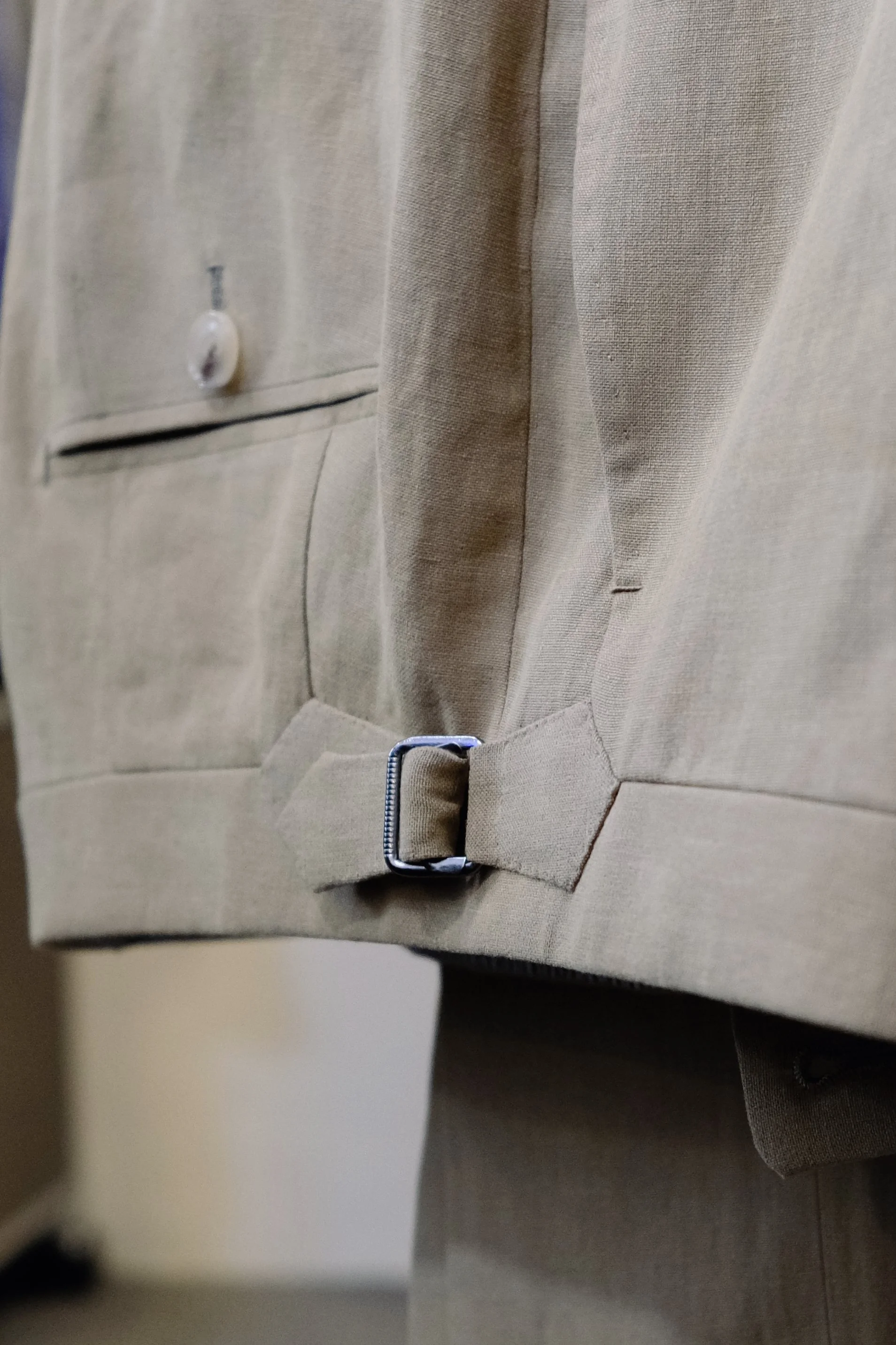 Solbiati Art Du Lin Suit Trousers Sider Adjuster