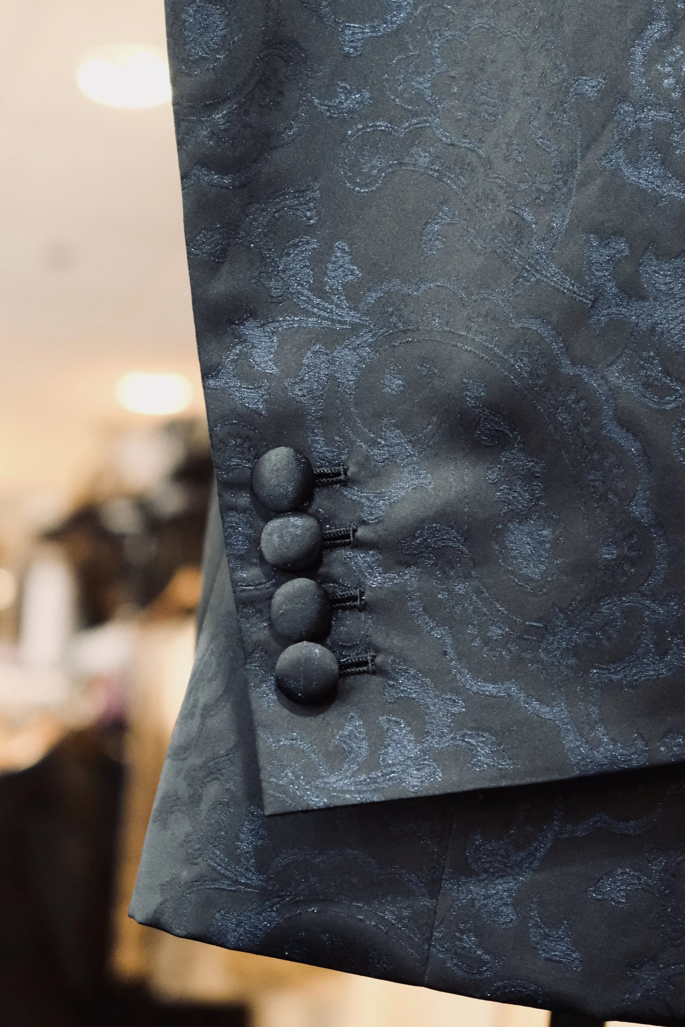 Scabal Paisley Dinner Jacket Cuff