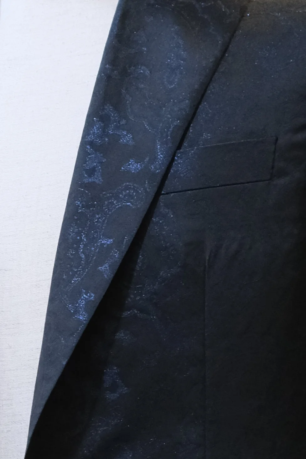 Scabal Paisley Dinner Jacket Lapel