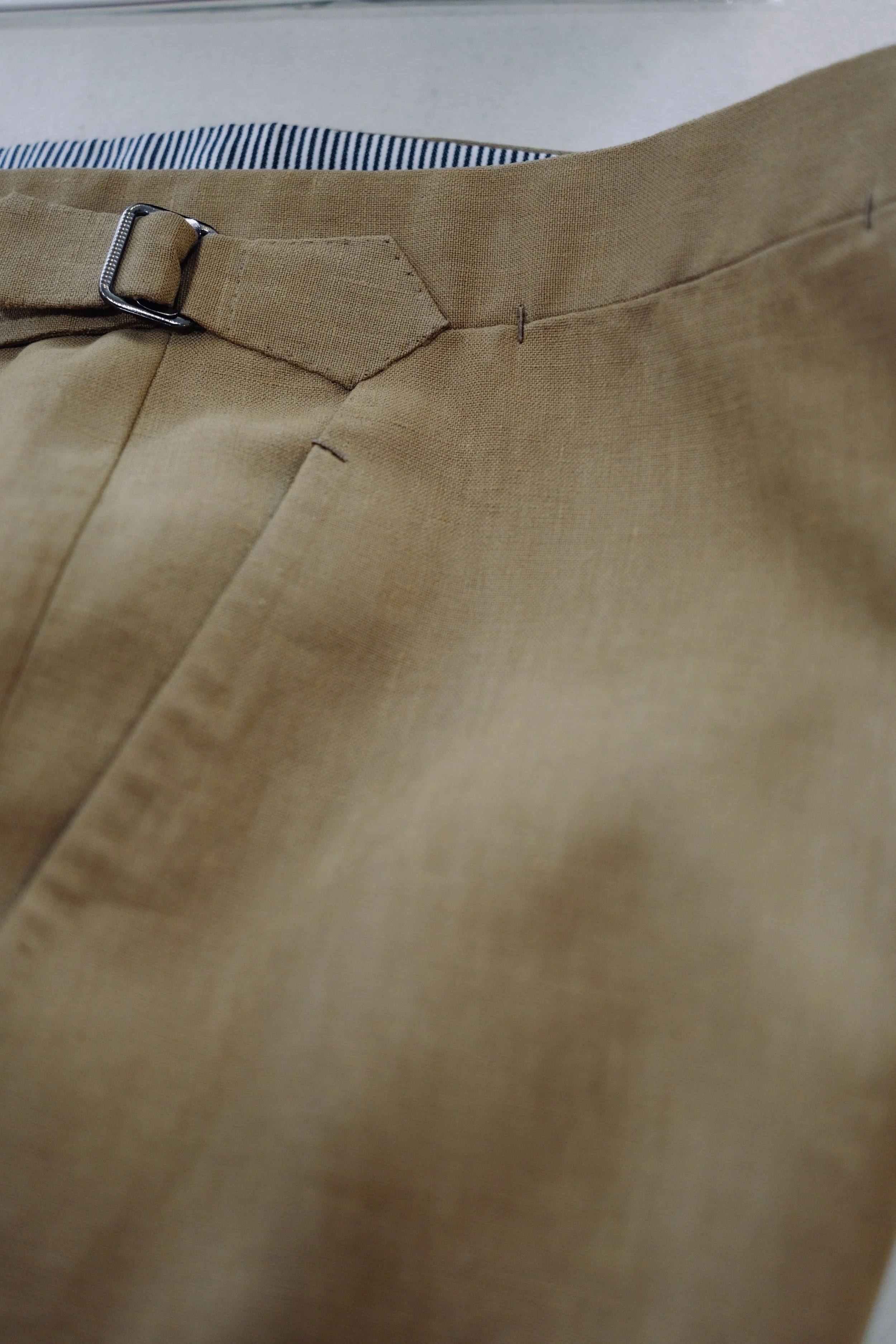 Solbiati Art Du Lin Suit Trousers Watch Pocket