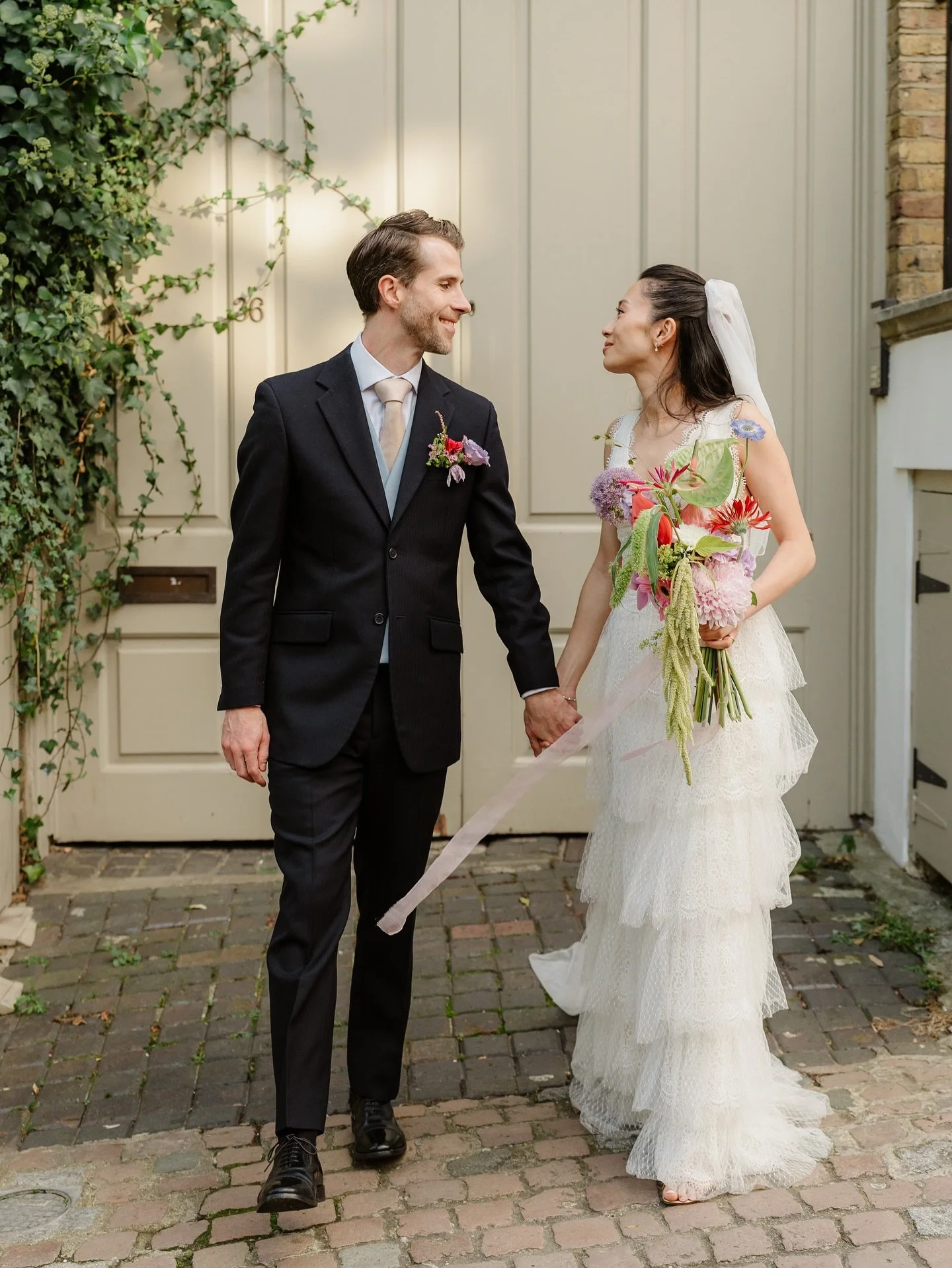 We&rsquo;re so grateful to have been part of this magical wedding, bursting with love and vibrant flowers. 
Here&rsquo;s a glimpse of the bouquet&mdash;stay tuned for more!
A huge thank you to @jo.anne.leung and briandavidcox for sharing these gorgeo