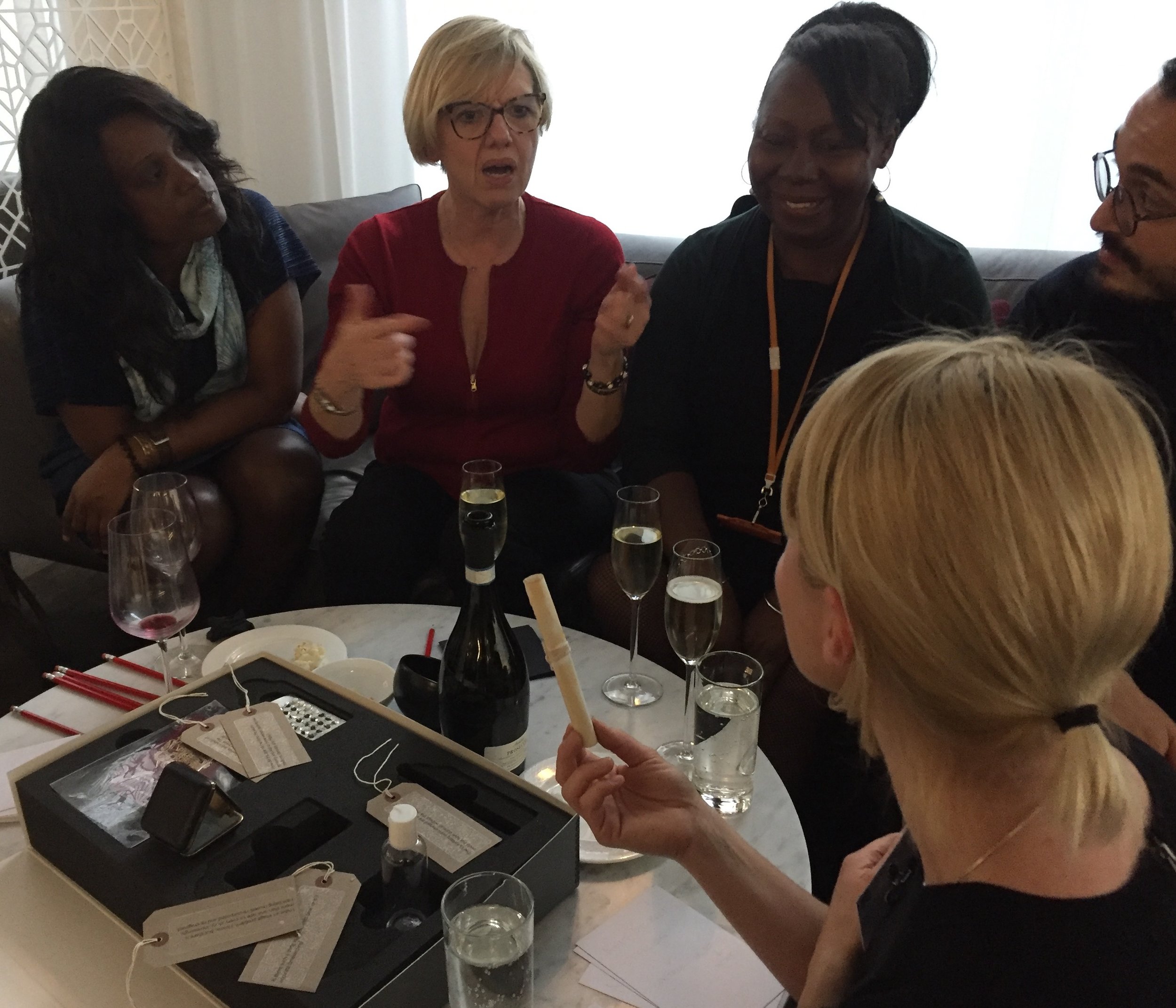  Expert facilitators at informal staff event 