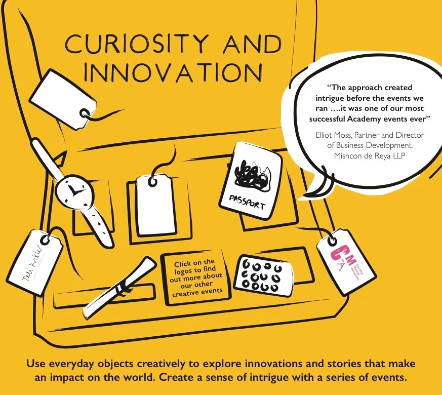  THE CLIENT  Mishcon Academy, Mishcon de Reya LLP  THE BRIEF  Linking to Mishcon de Reya’s mission and values, explore themes of curiosity and innovation  THE OUTPUT  Taking inspiration from Tim Harford’s book  Fifty Things That Made the Modern Econo