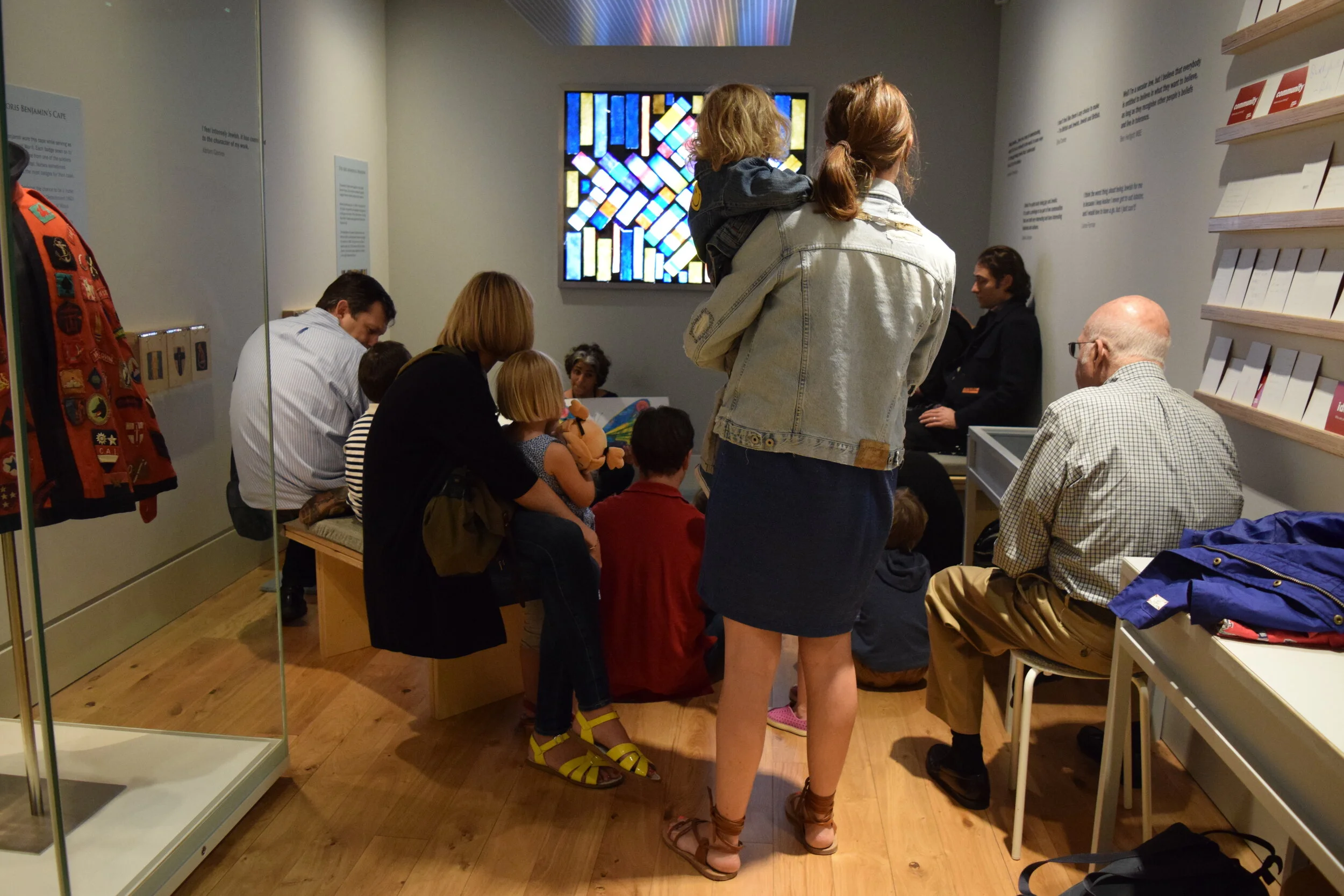  EXHIBITION  Tiger, Mog and Pink Rabbit: A Judith Kerr Retrospective  Story time  Image courtesy Jewish Museum London 