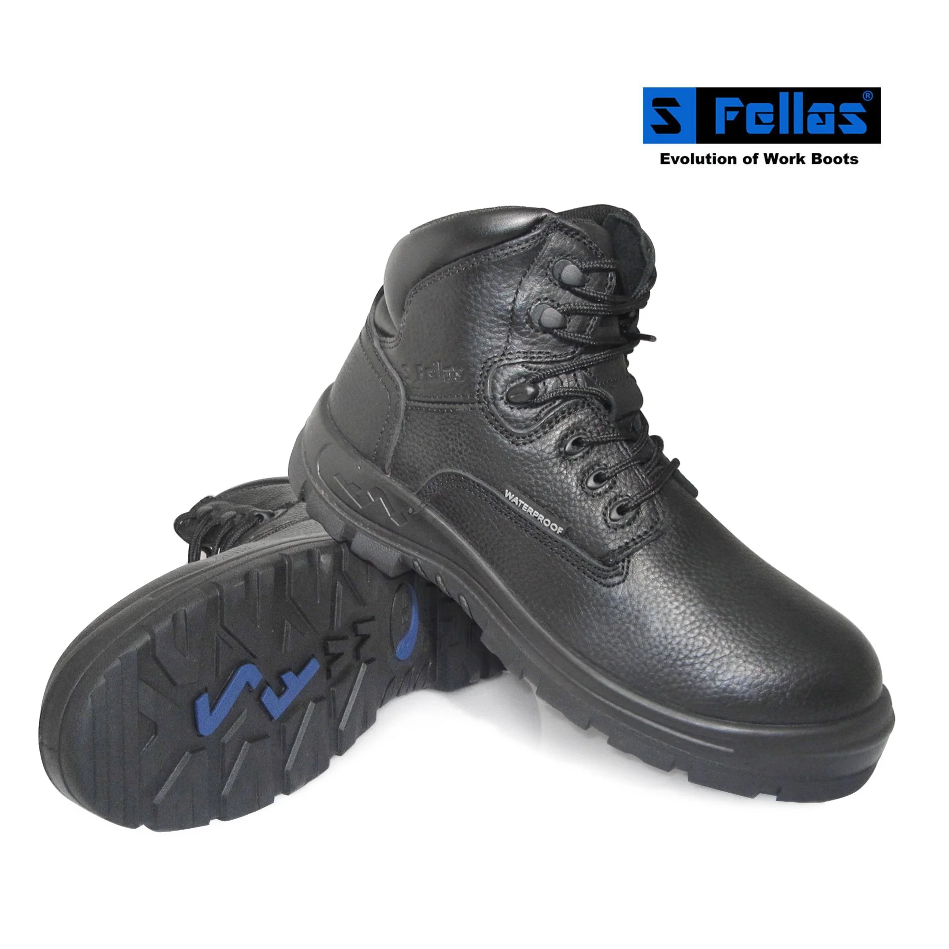 Men 6050 Poseidon Comp Toe Waterproof Black — Genuine Grip 