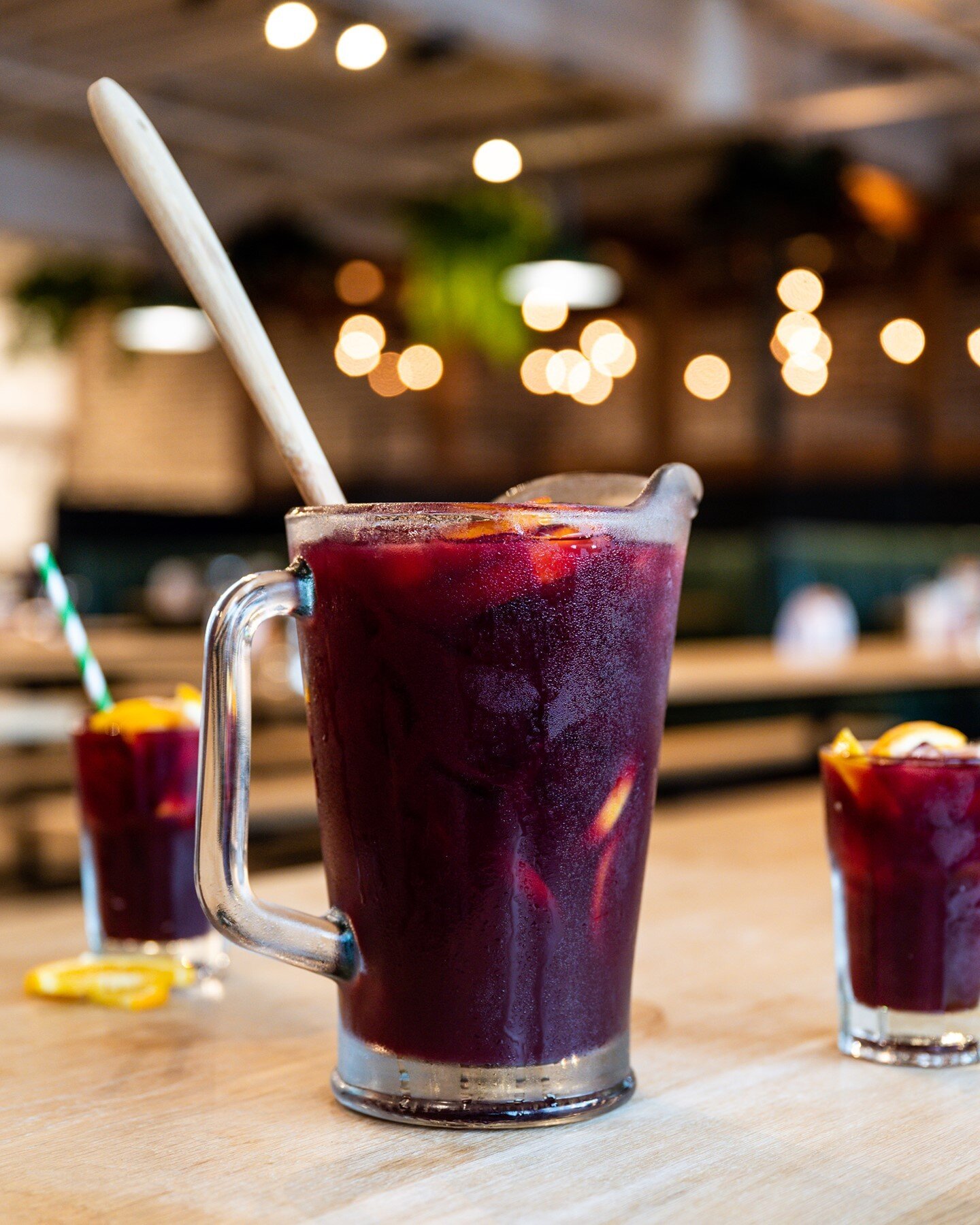 Wine down this weekend with half-off Pitchers of Sangria every Sunday! 🍷