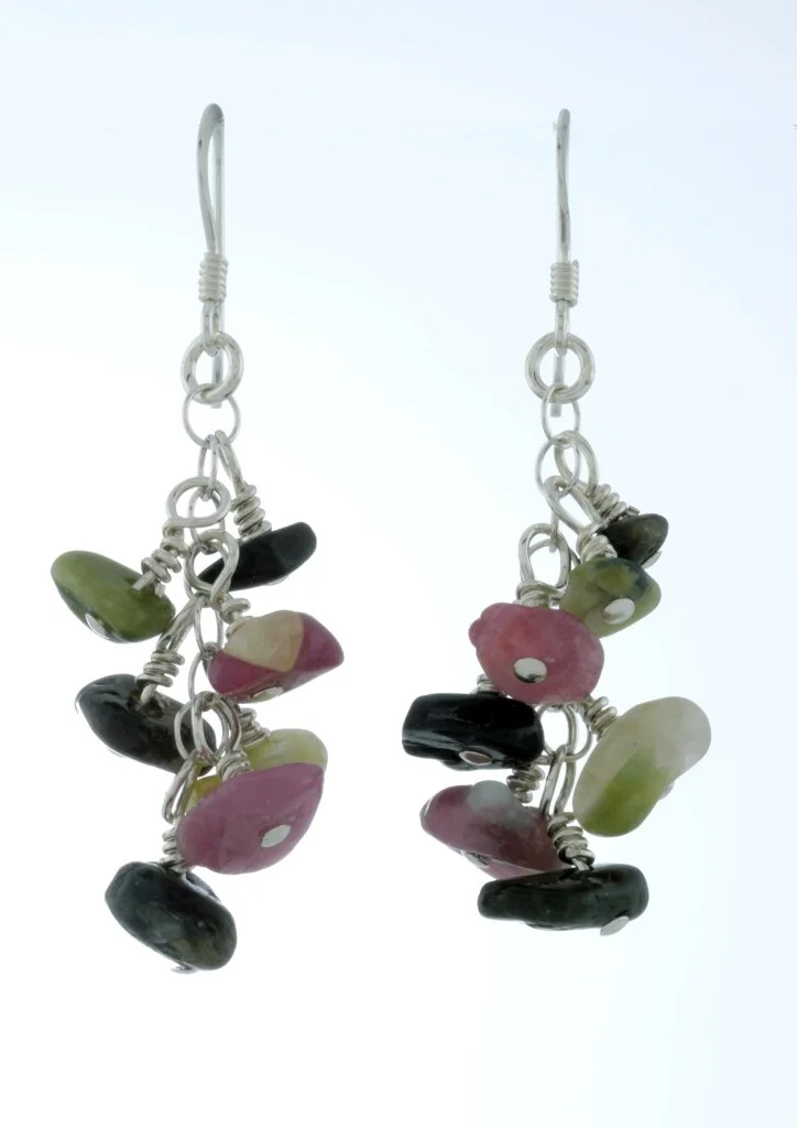 Tourmaline Chip Earrings