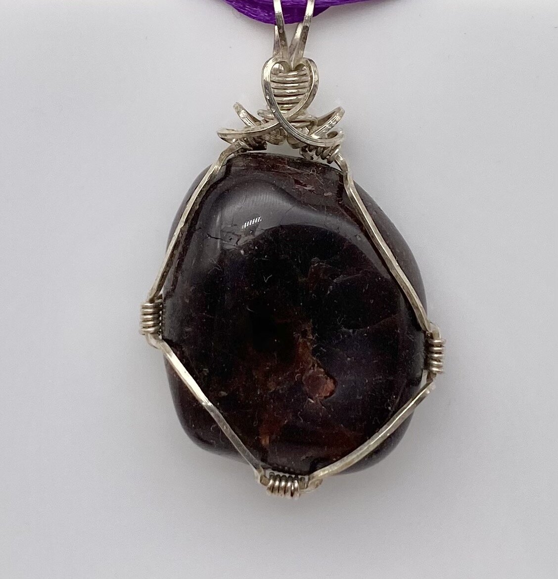 Garnet Nugget Pendant