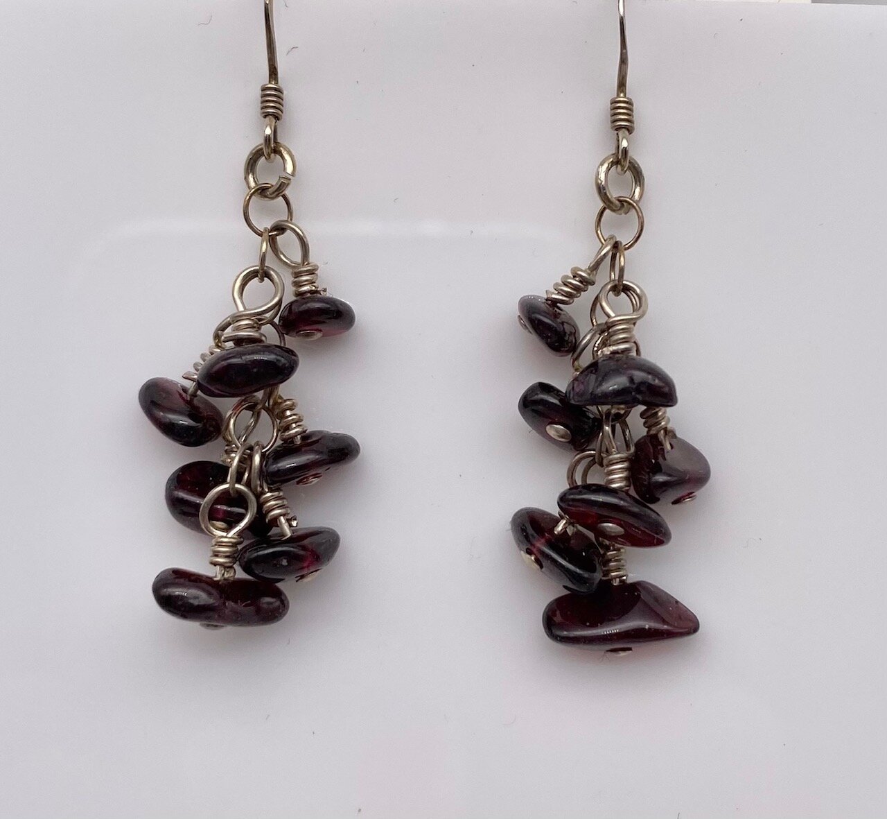 Garnet Leslie Earrings