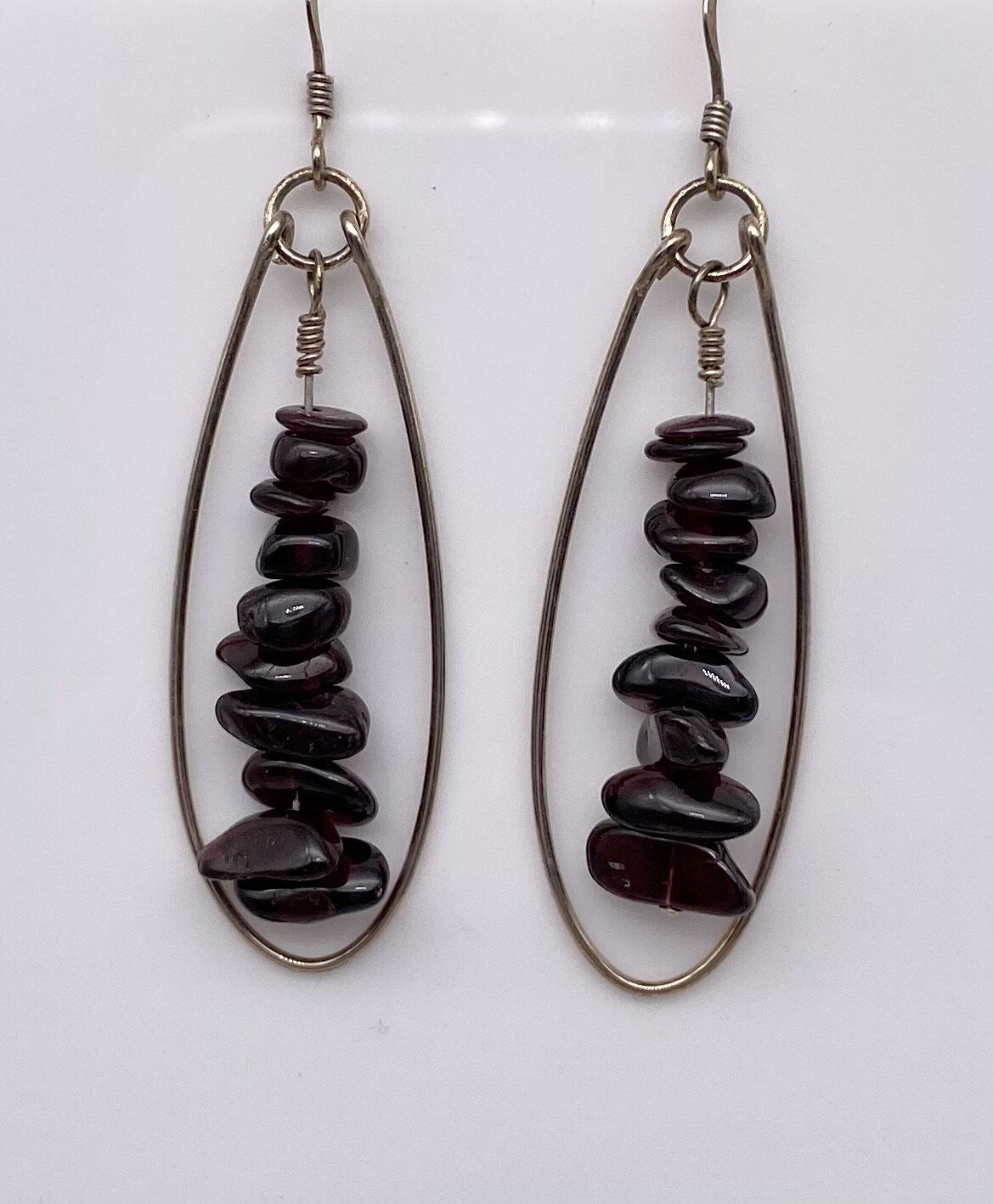 Garnet Brianna Earrings