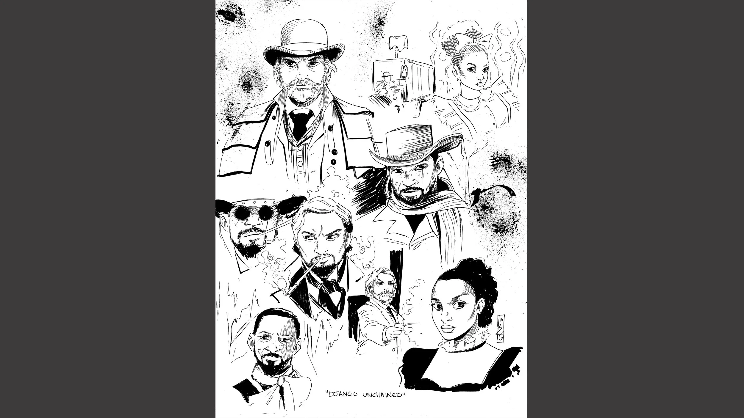 Watch and Draw: Django Unchained *Original*