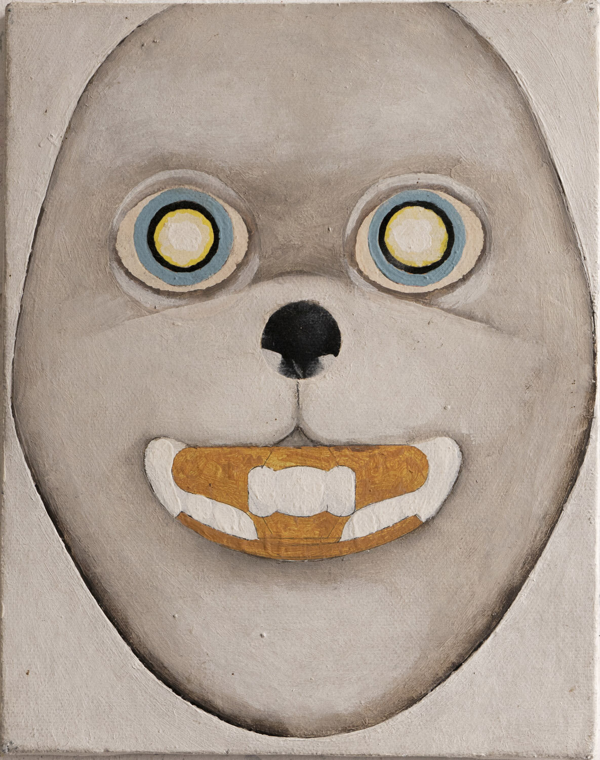   #7 Robô nº2  24x19cm  Oleo sobre tela Assinado e datado 1997     Vendido Sold  