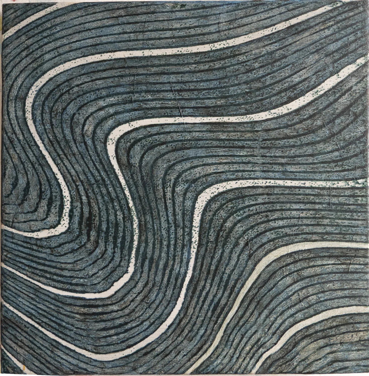   #6 Sem título  30x30cm  Técnica mista sobre tela Assinado e datado 2019     Não vendido Not sold  
