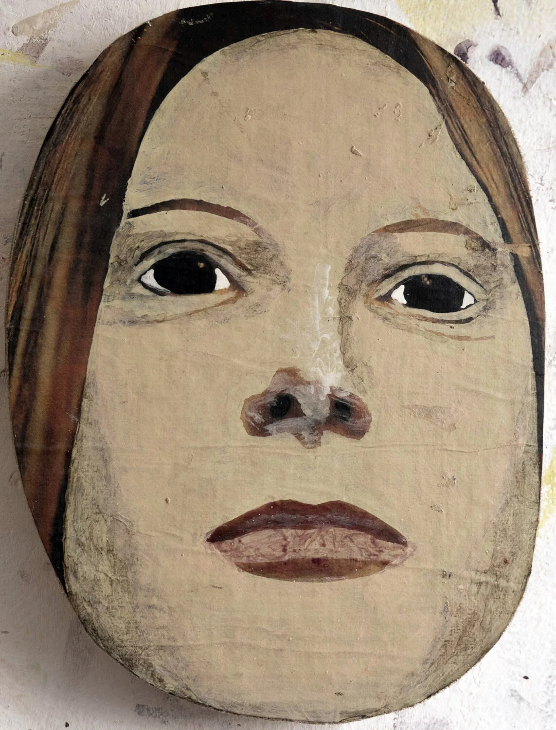   #8 Robô nº4  24x19cm Técnica mista sobre cartão Assinado e datado 2019     Não vendido Not sold  