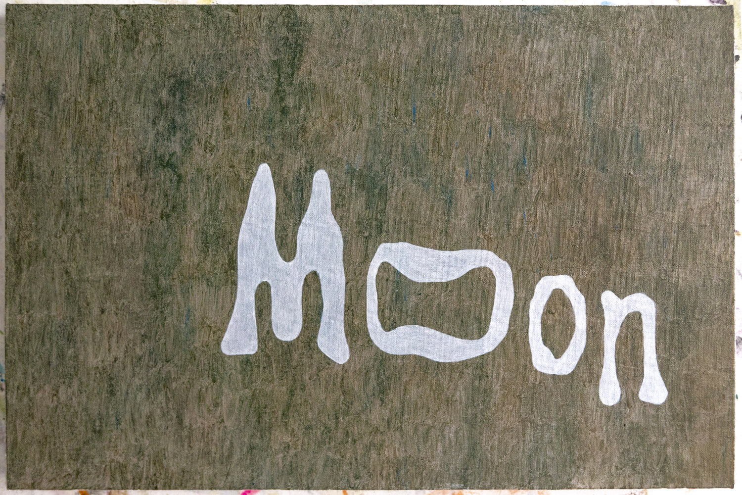   #31 Moon  37x55cm Acrílico sobre tela  Assinado e datado 2019     Vendido Sold  
