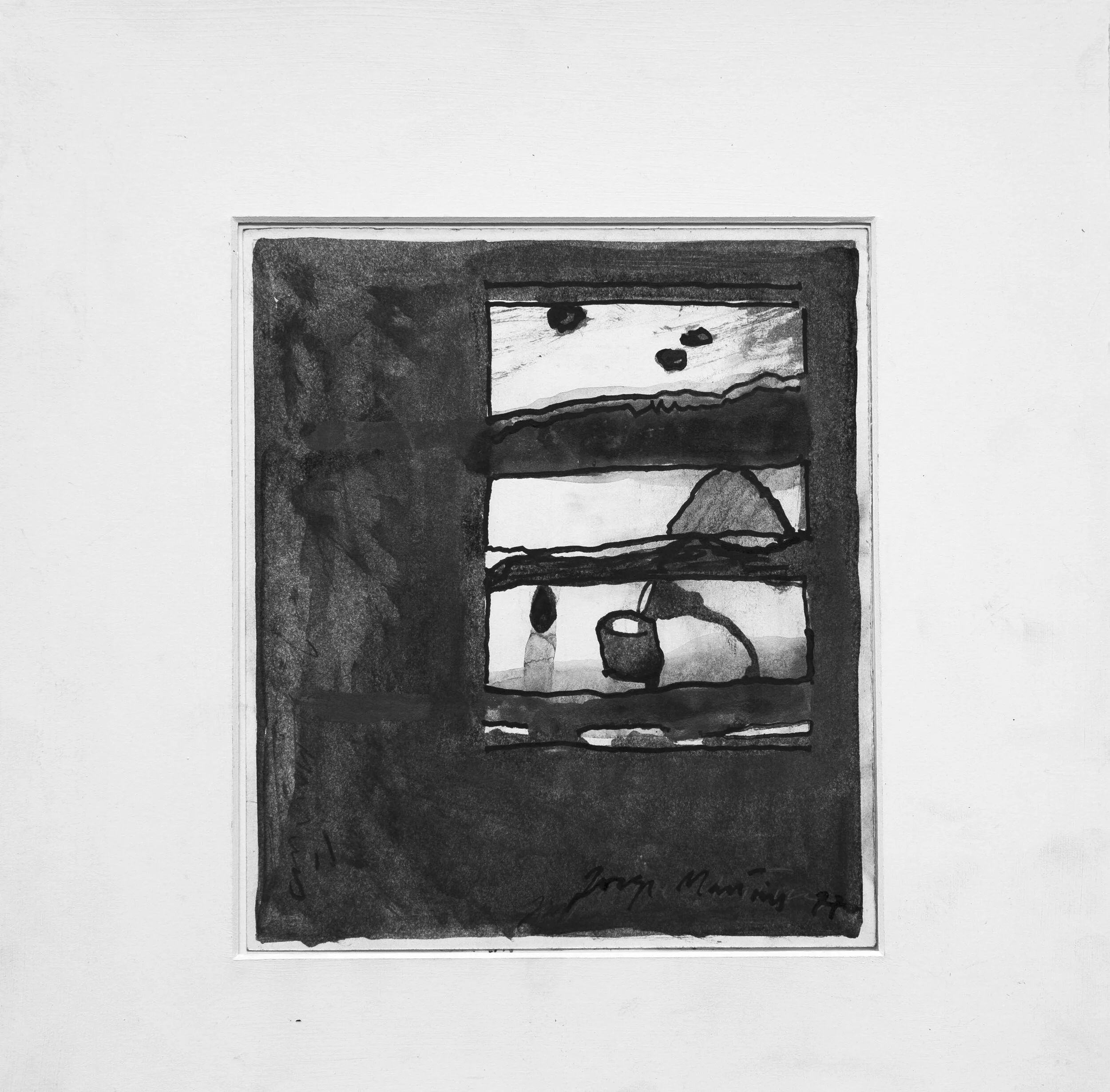   #20 Sem Título  22x19cm Grafite sobre papel Assinado e datado 1977   Não vendido Not sold  