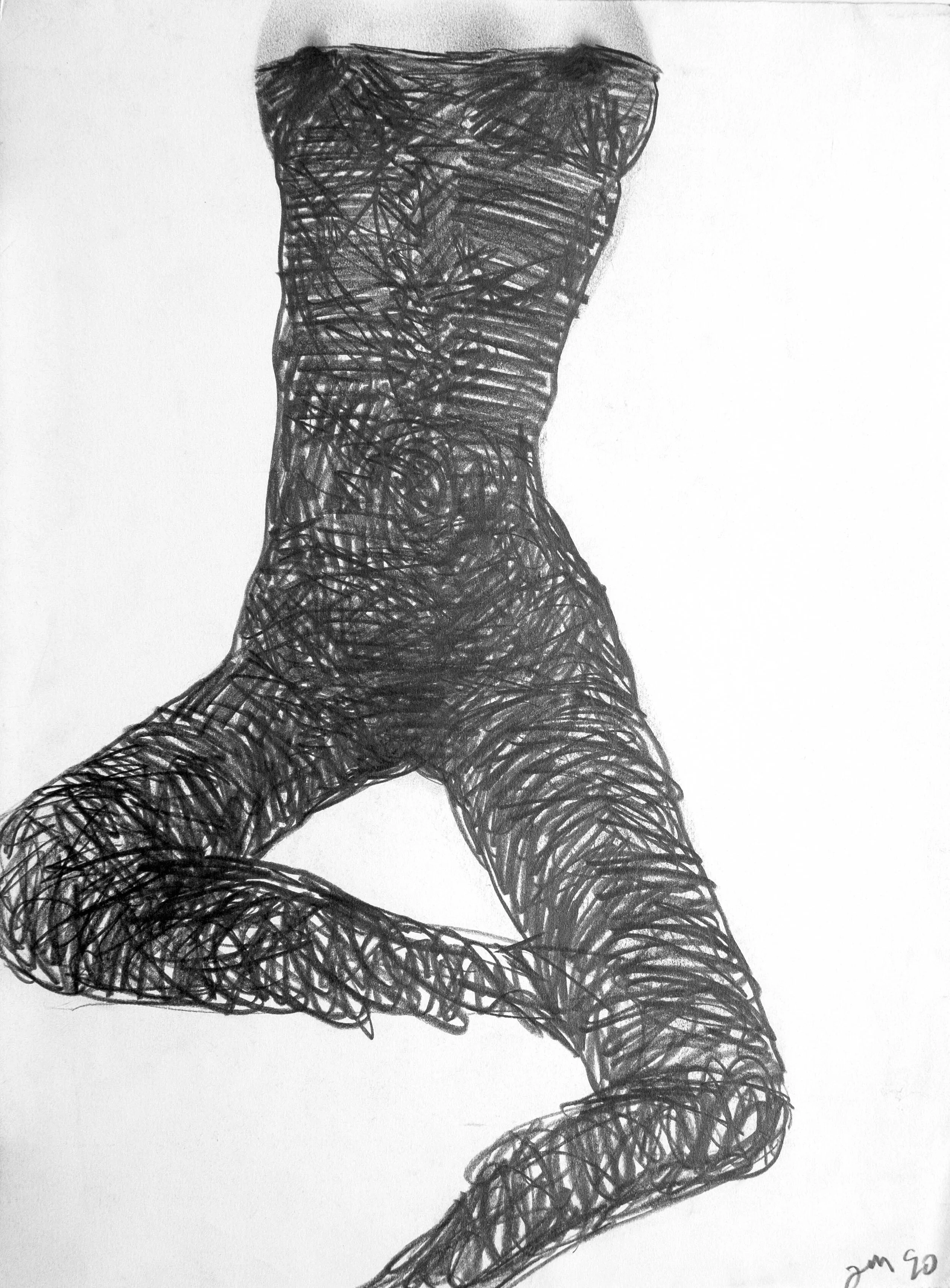   #26 Sem Título  38x28cm Grafite sobre papel Assinado e datado 1990   Vendido Sold  