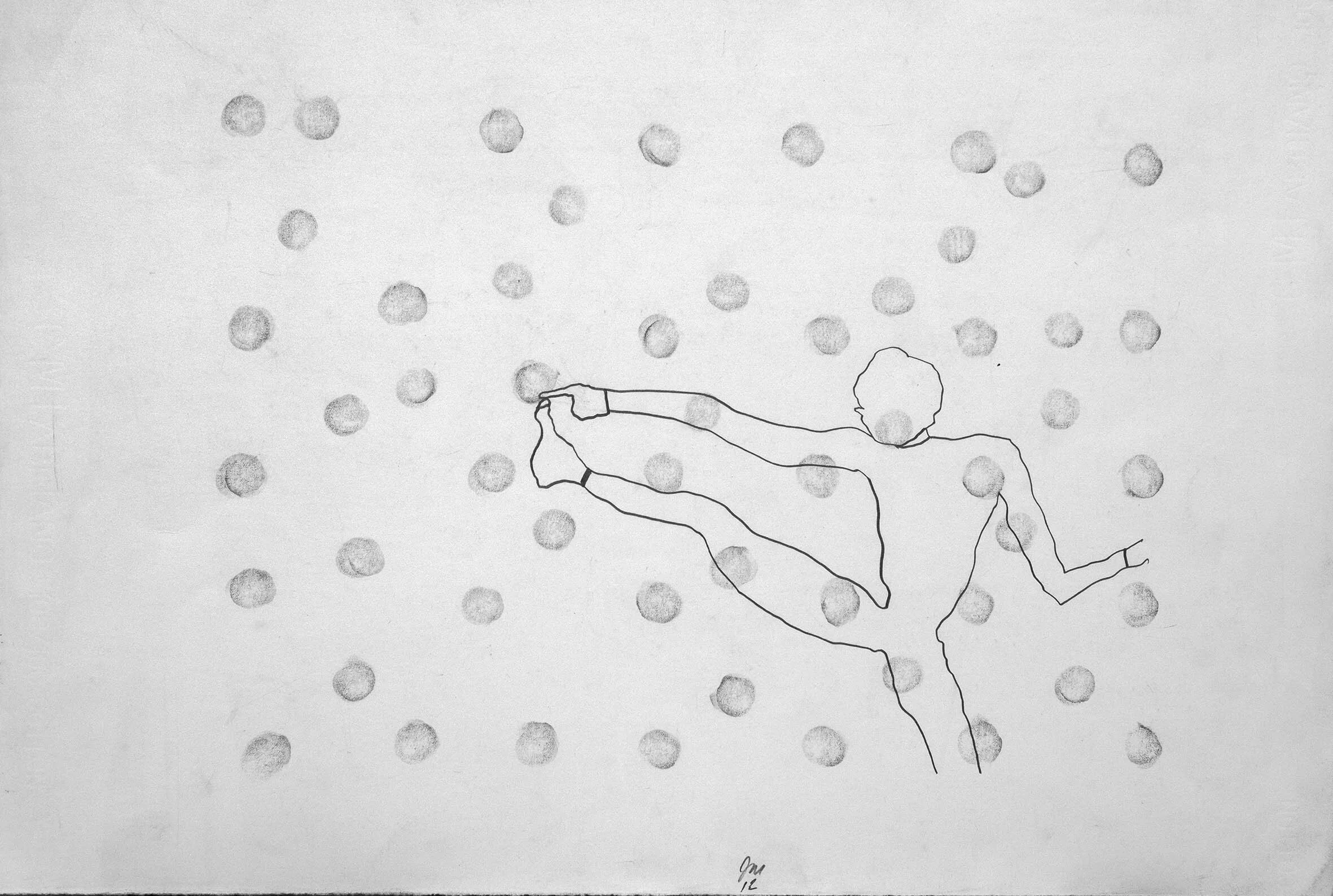   #39 Sem Título  38x56cm Grafite sobre papel Assinado e datado 2015   Vendido   Sold  
