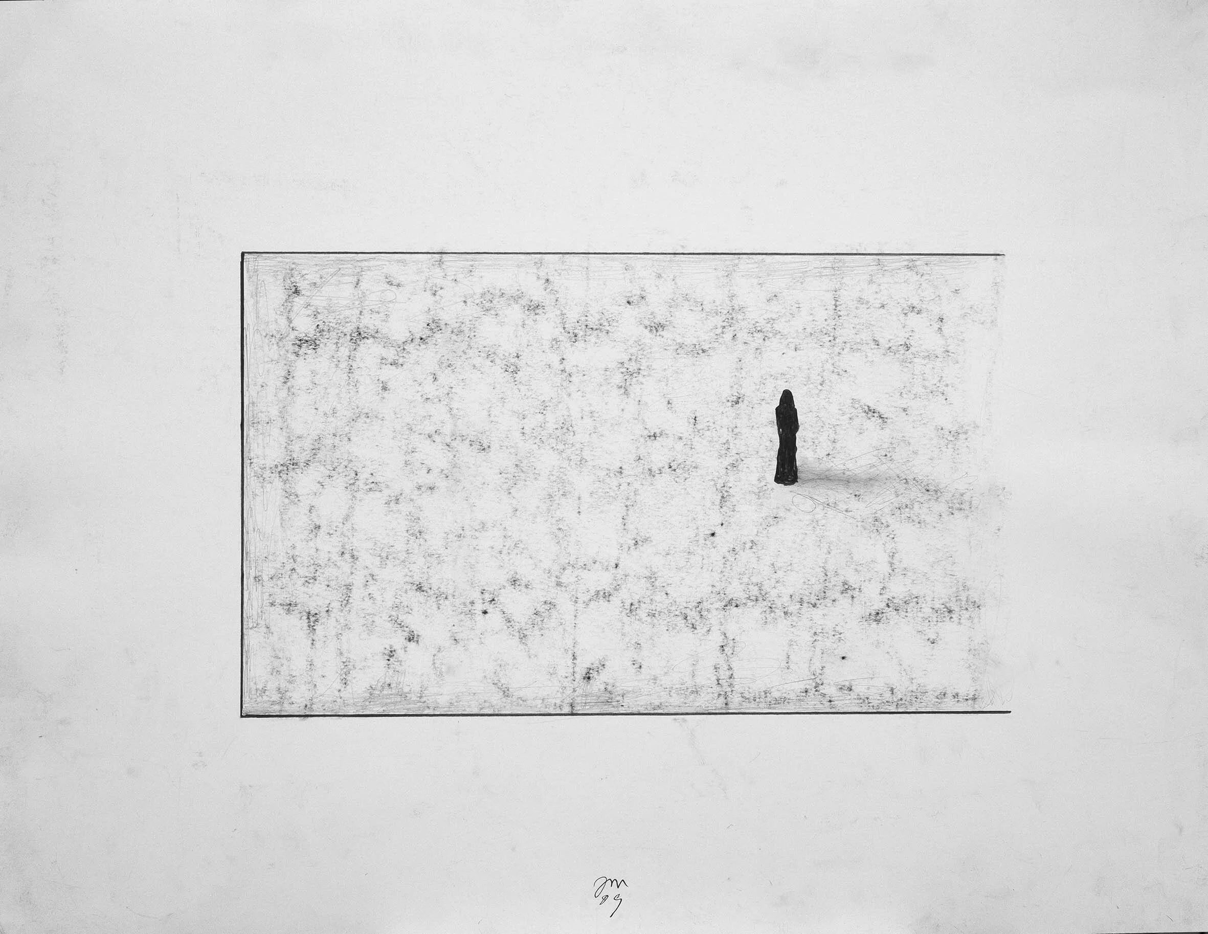   #45 Sem Título  50x65cm Grafite sobre papel Assinado e datado 2009   Vendido   Sold  